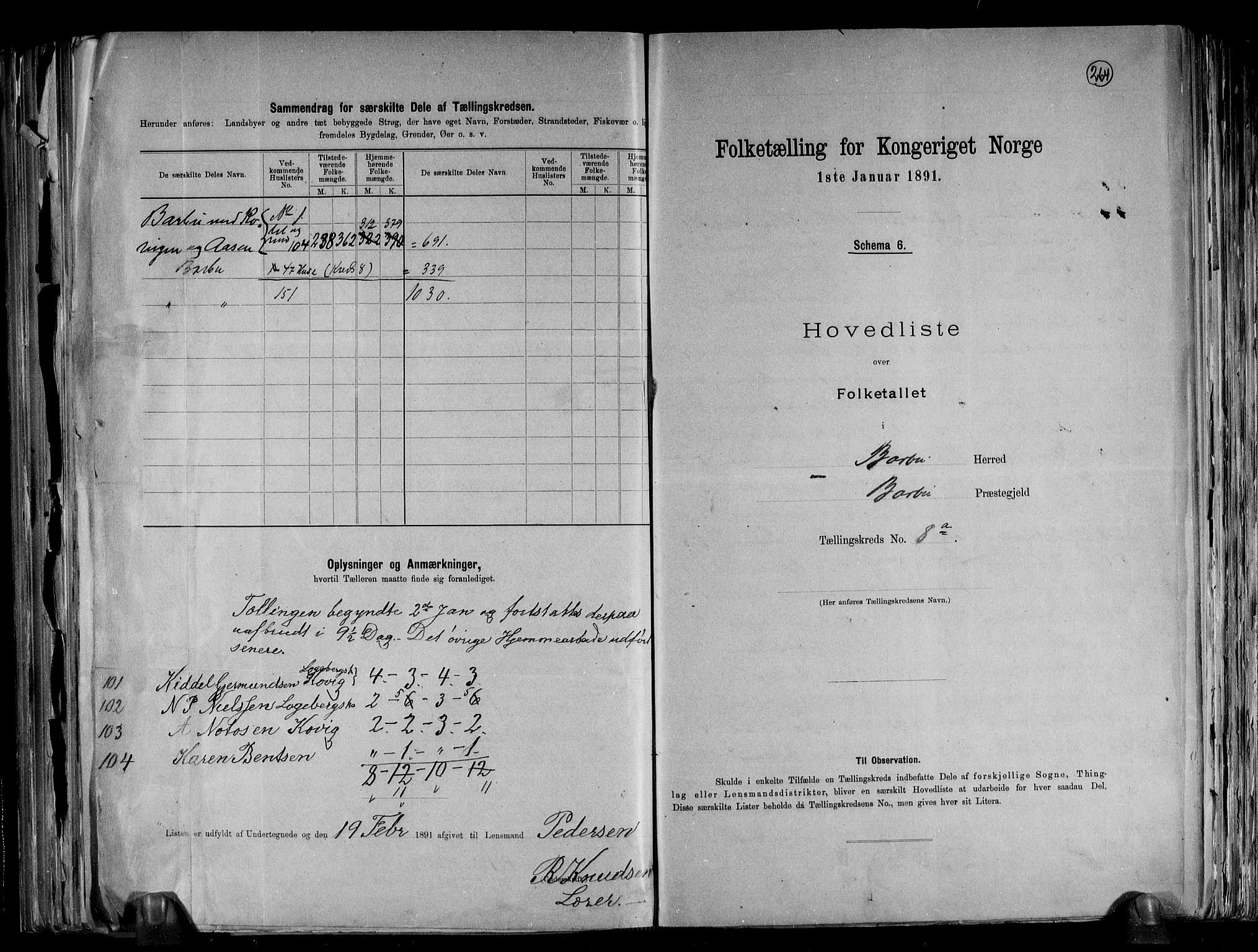 RA, 1891 census for 0990 Barbu, 1891, p. 22