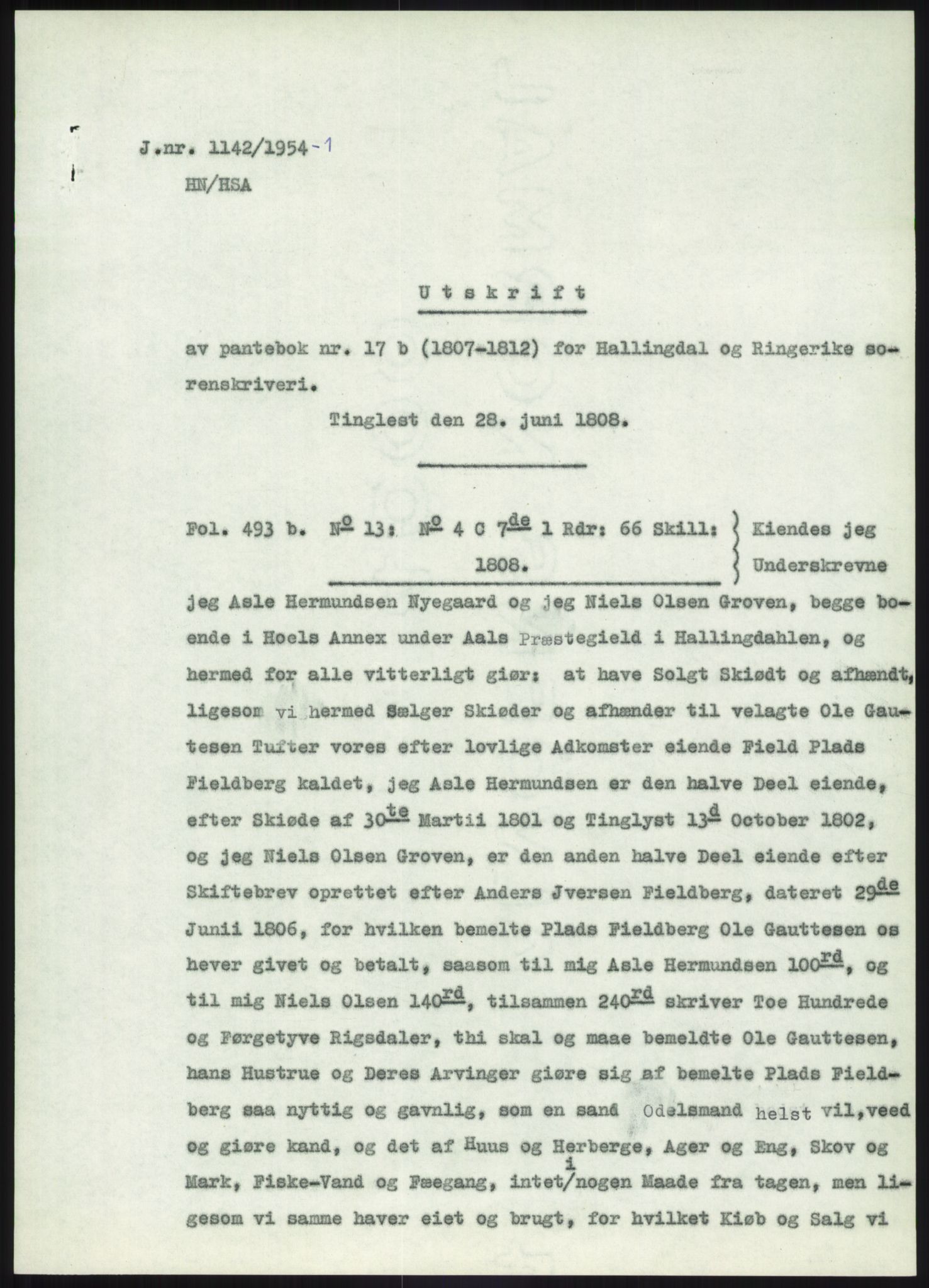 Statsarkivet i Kongsberg, SAKO/A-0001, 1954-1955, p. 139