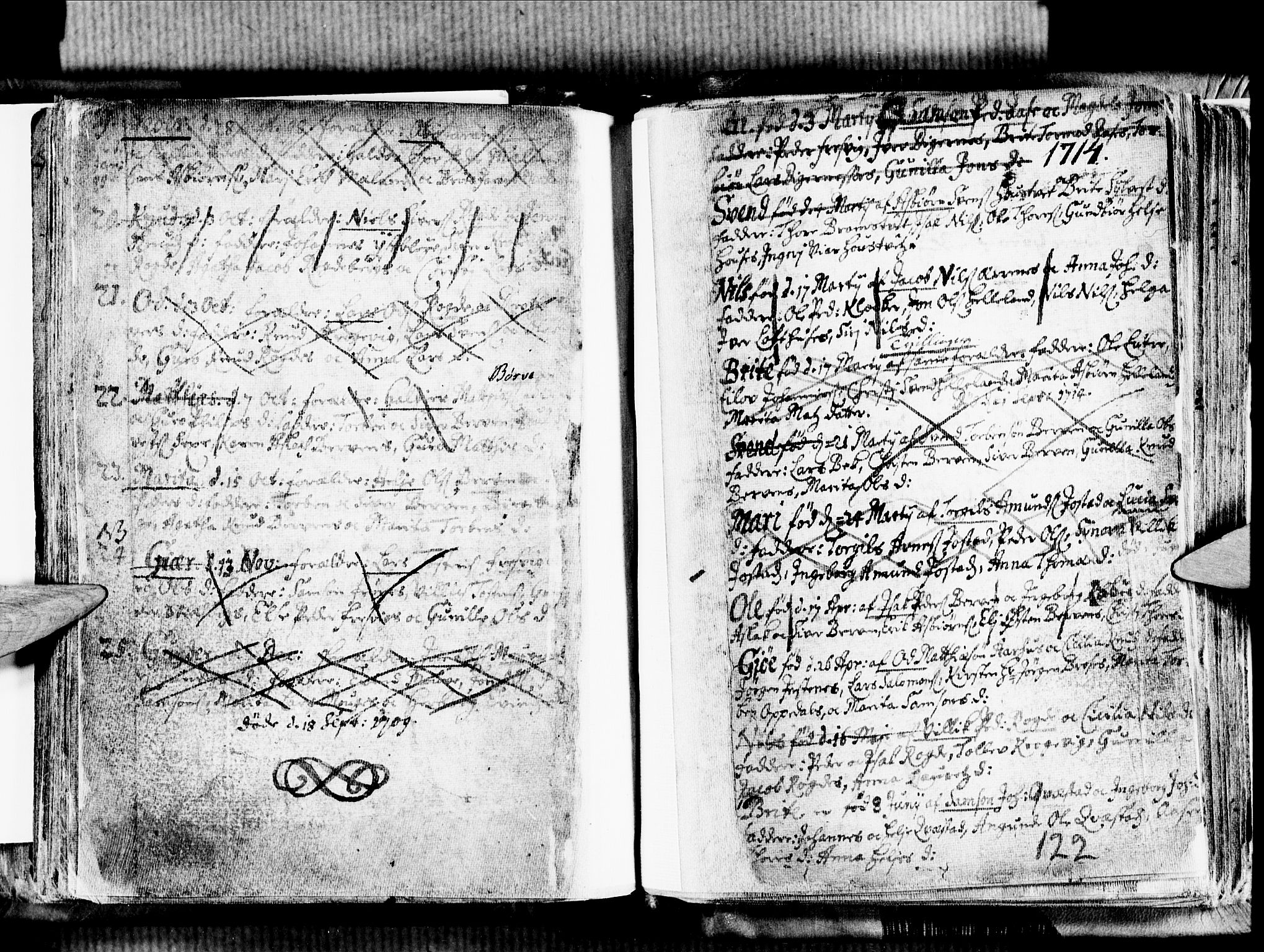 Ullensvang sokneprestembete, SAB/A-78701/H/Haa: Parish register (official) no. A 1 /1, 1669-1718, p. 122