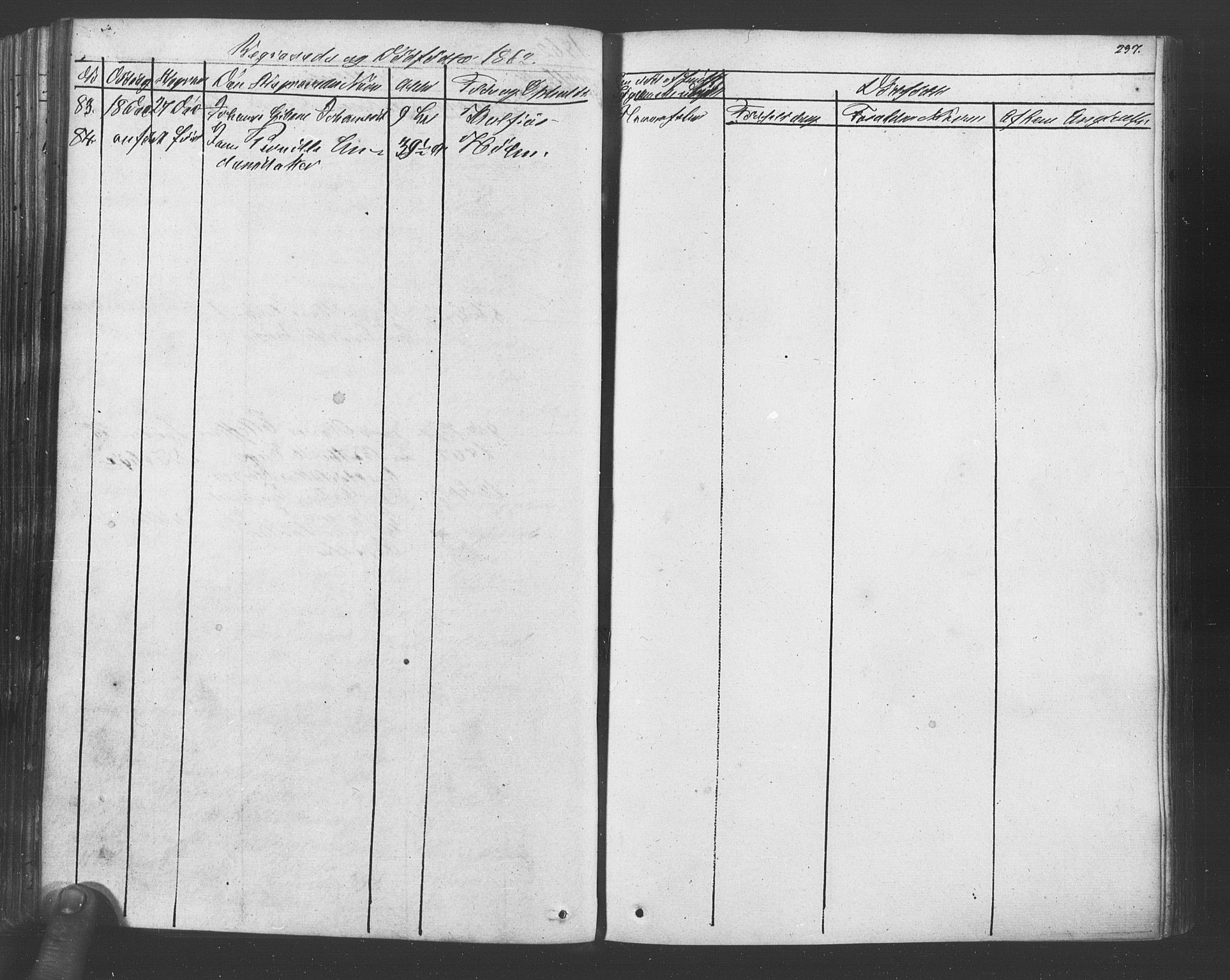 Vestby prestekontor Kirkebøker, SAO/A-10893/F/Fa/L0007: Parish register (official) no. I 7, 1850-1862, p. 237