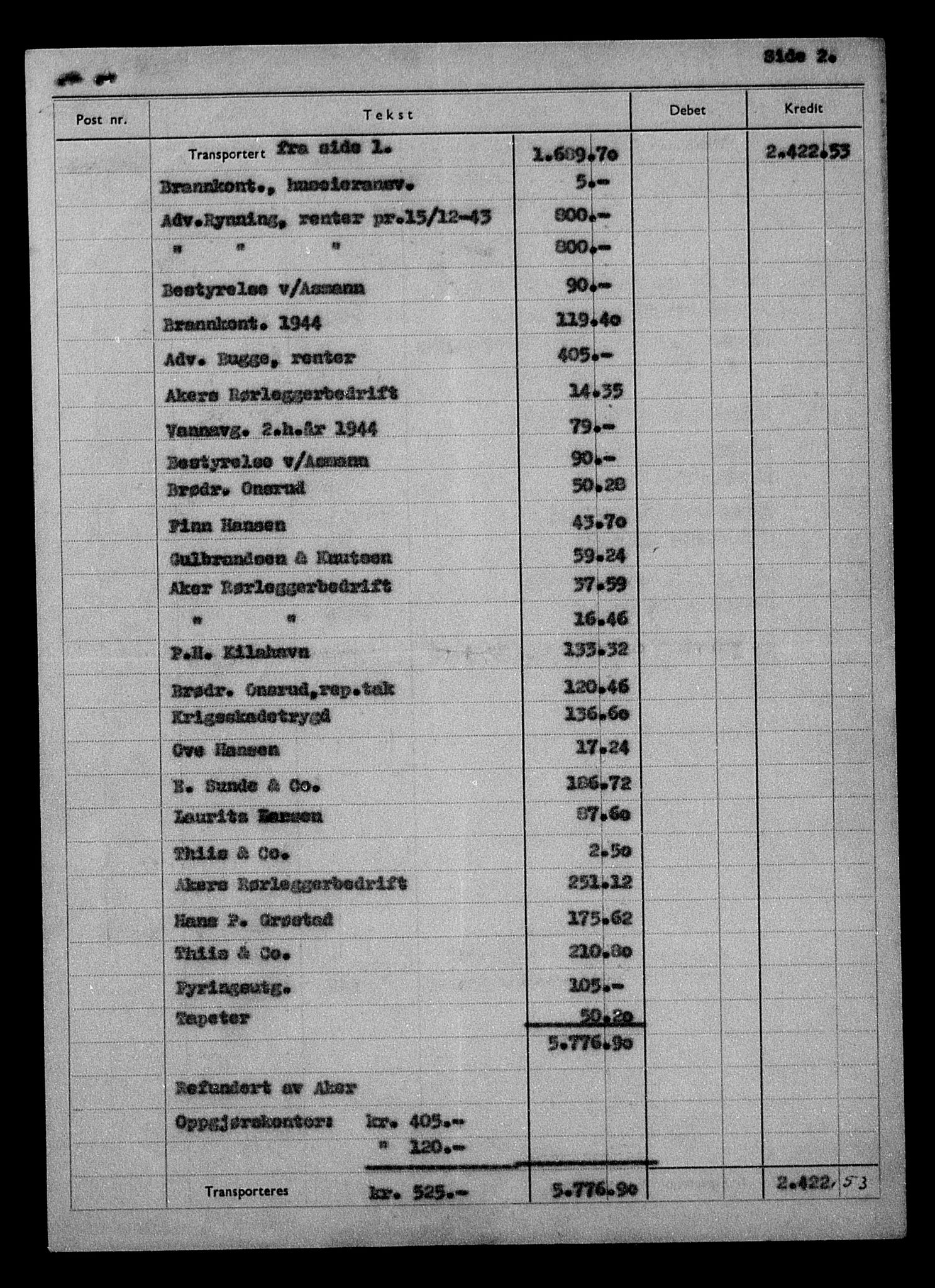 Justisdepartementet, Tilbakeføringskontoret for inndratte formuer, AV/RA-S-1564/H/Hc/Hcc/L0982: --, 1945-1947, p. 179