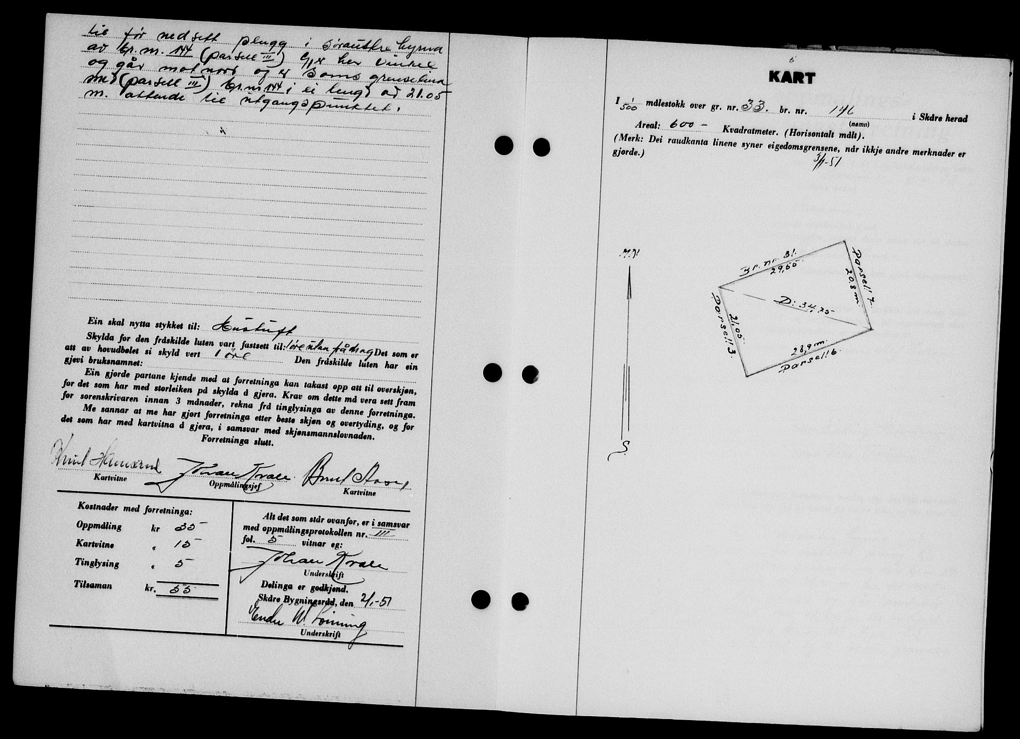 Karmsund sorenskriveri, SAST/A-100311/01/II/IIB/L0101: Mortgage book no. 81A, 1950-1951, Diary no: : 38/1951
