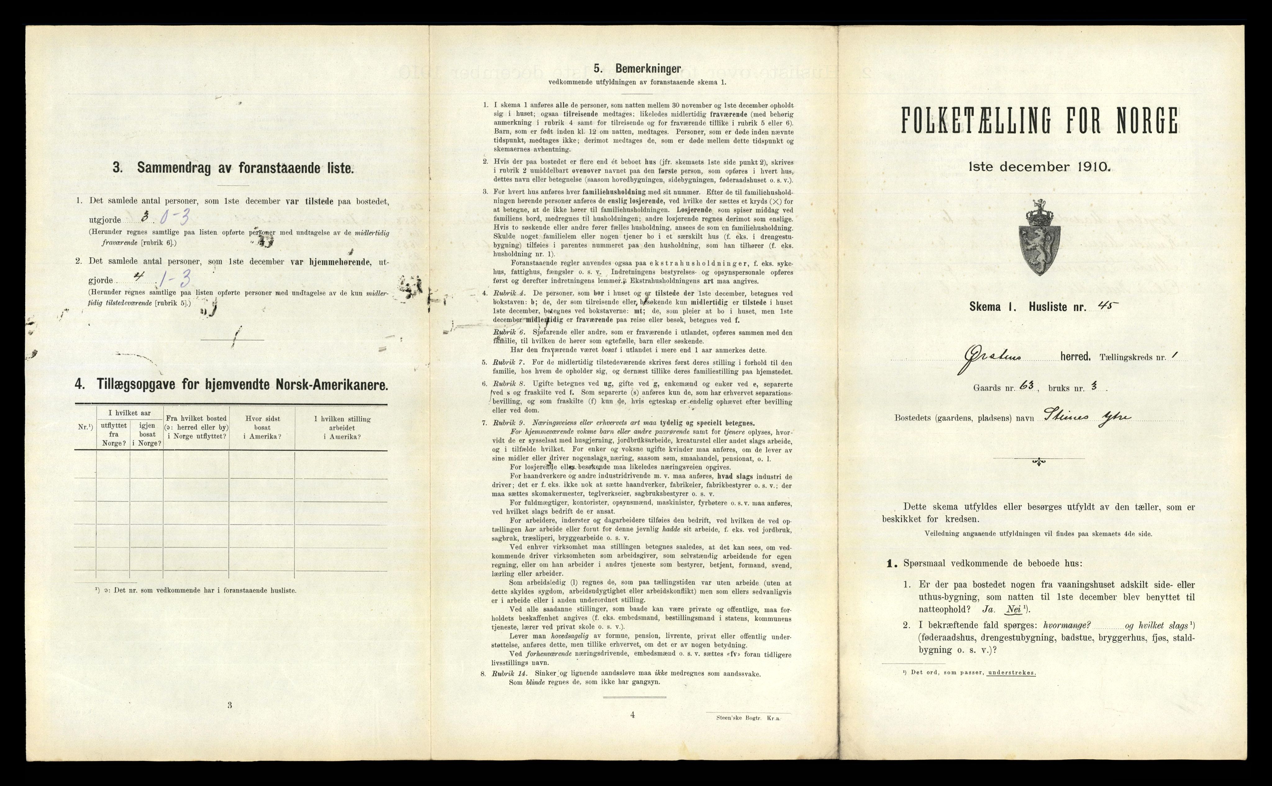 RA, 1910 census for Ørsta, 1910, p. 120