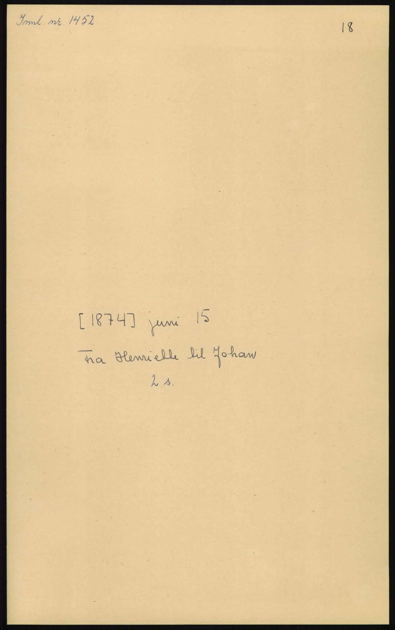 Samlinger til kildeutgivelse, Amerikabrevene, AV/RA-EA-4057/F/L0008: Innlån fra Hedmark: Gamkind - Semmingsen, 1838-1914, p. 209