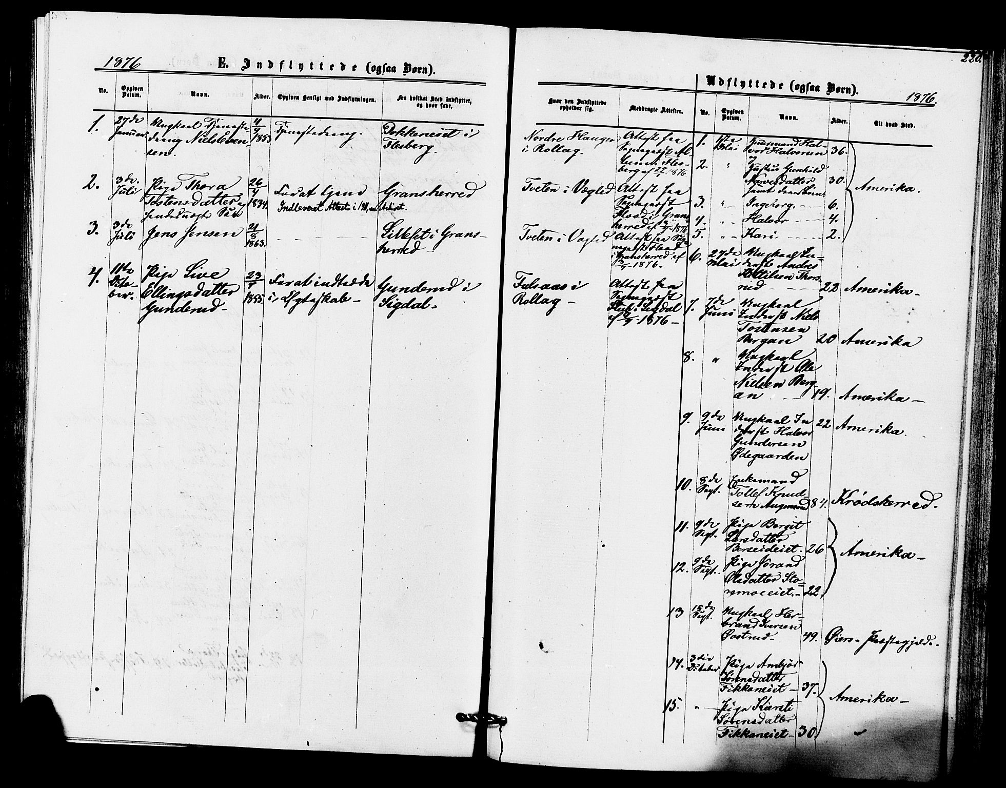 Rollag kirkebøker, SAKO/A-240/F/Fa/L0010: Parish register (official) no. I 10, 1874-1877, p. 220