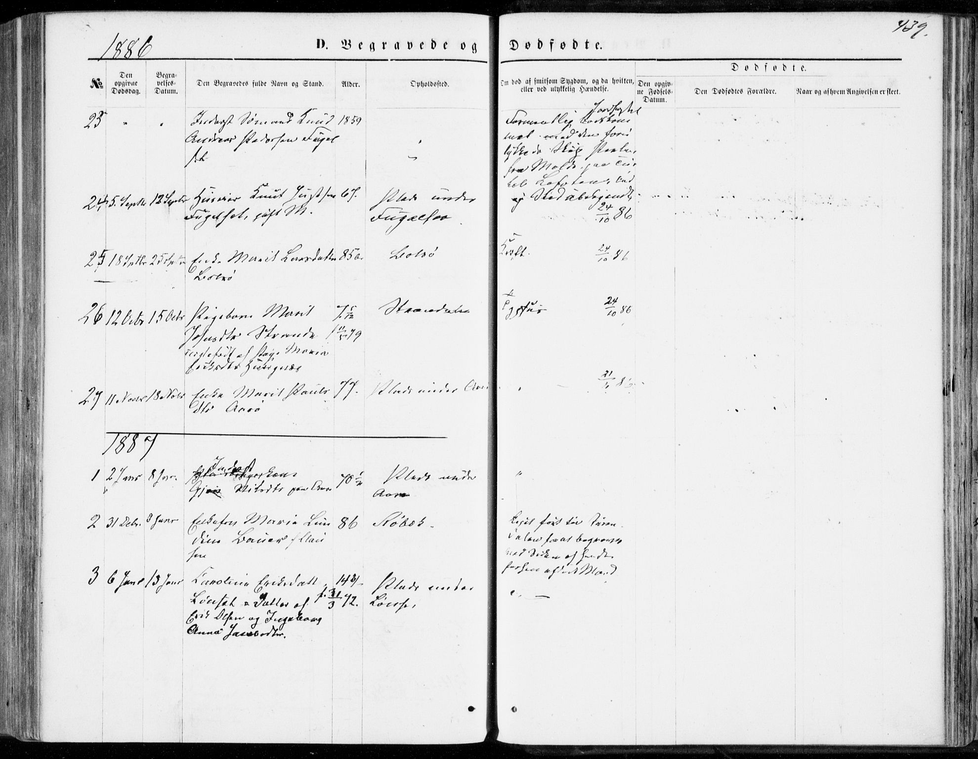 Ministerialprotokoller, klokkerbøker og fødselsregistre - Møre og Romsdal, SAT/A-1454/555/L0655: Parish register (official) no. 555A05, 1869-1886, p. 439