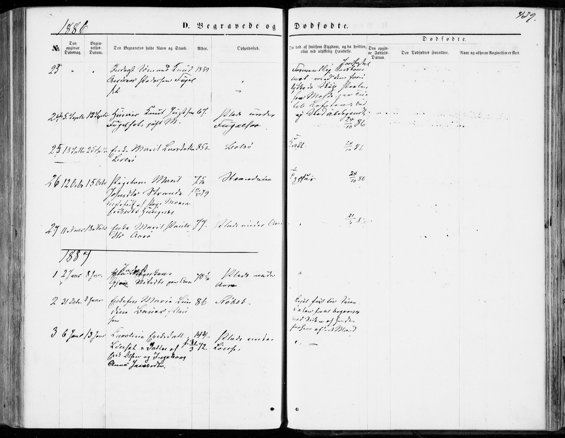 Ministerialprotokoller, klokkerbøker og fødselsregistre - Møre og Romsdal, AV/SAT-A-1454/555/L0655: Parish register (official) no. 555A05, 1869-1886, p. 439