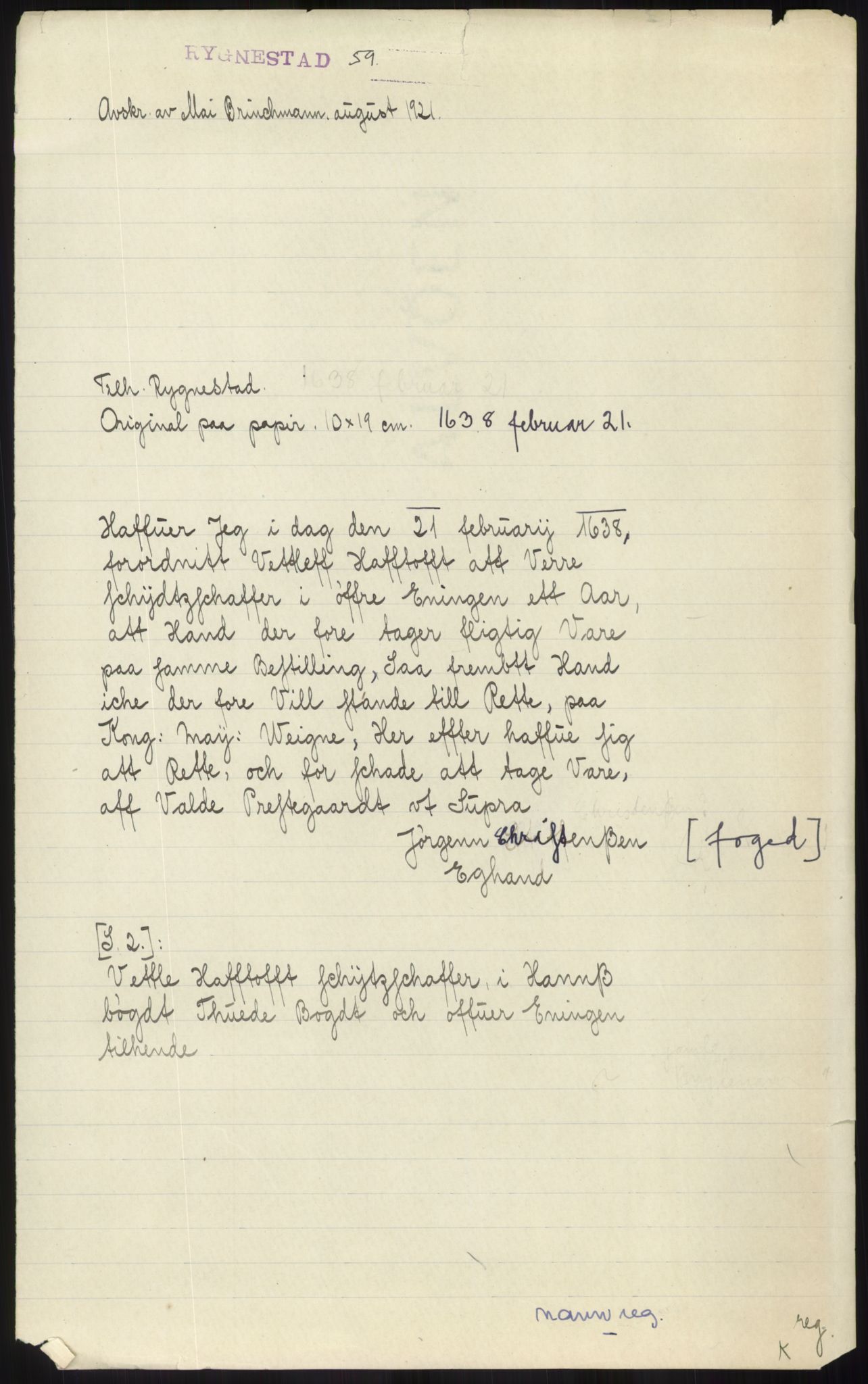 Samlinger til kildeutgivelse, Diplomavskriftsamlingen, AV/RA-EA-4053/H/Ha, p. 989