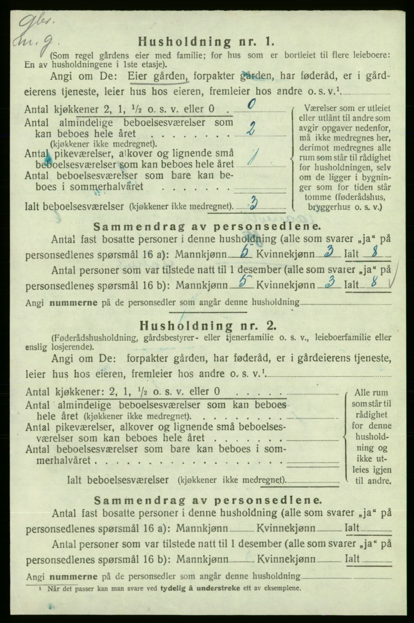 SAB, 1920 census for Skånevik, 1920, p. 815