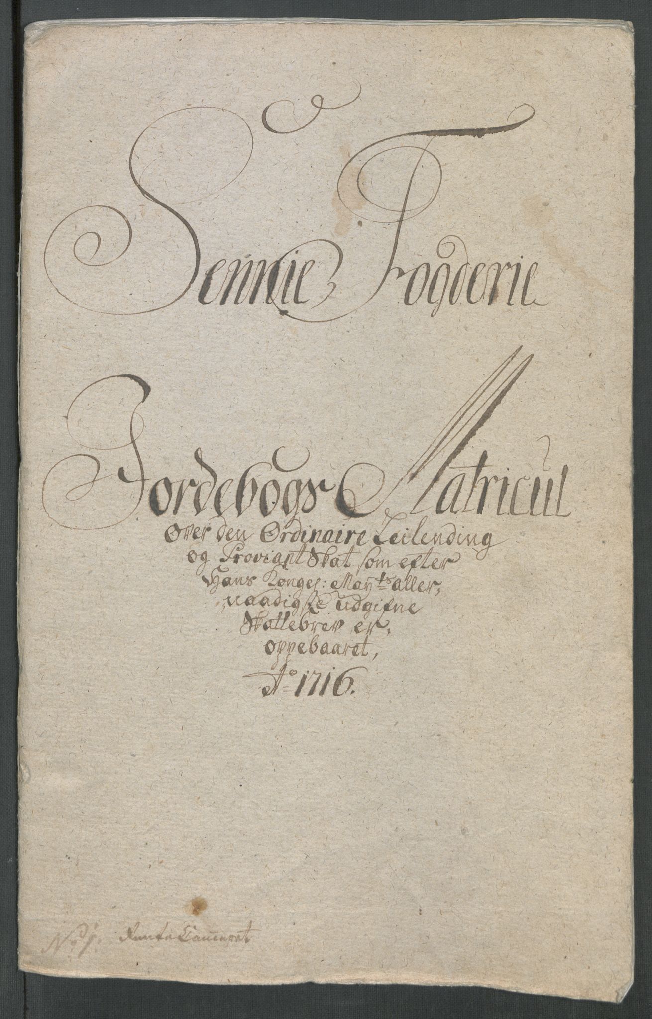 Rentekammeret inntil 1814, Reviderte regnskaper, Fogderegnskap, AV/RA-EA-4092/R68/L4762: Fogderegnskap Senja og Troms, 1716, p. 21