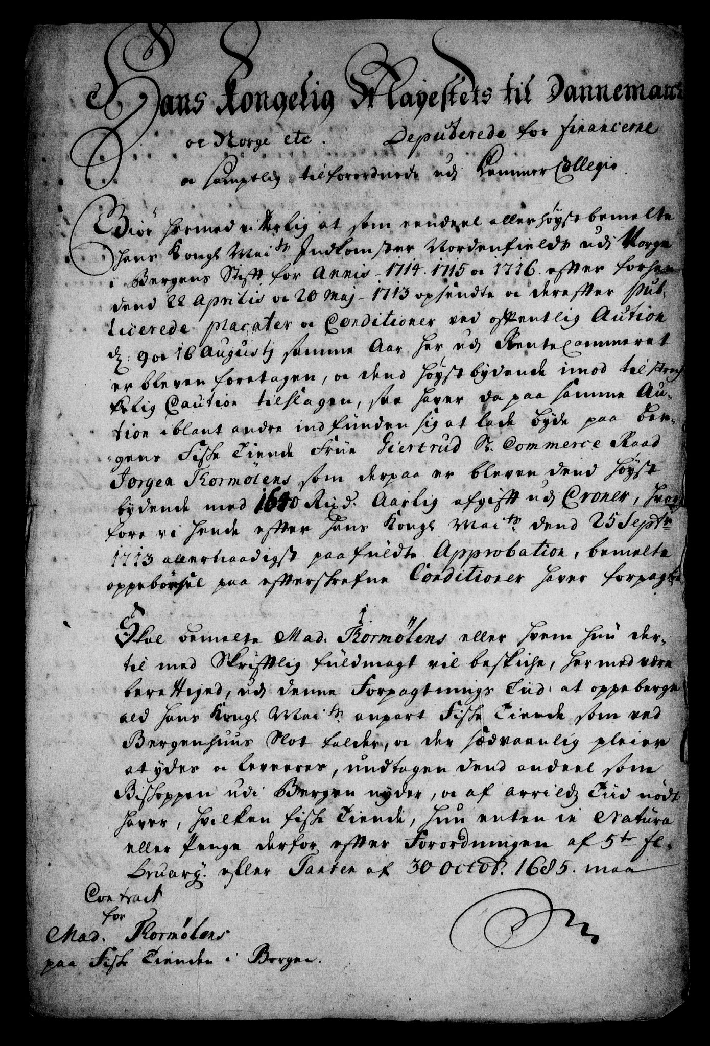 Rentekammeret inntil 1814, Realistisk ordnet avdeling, AV/RA-EA-4070/On/L0003: [Jj 4]: Kommisjonsforretning over Vilhelm Hanssøns forpaktning av Halsnøy klosters gods, 1712-1722, p. 1023