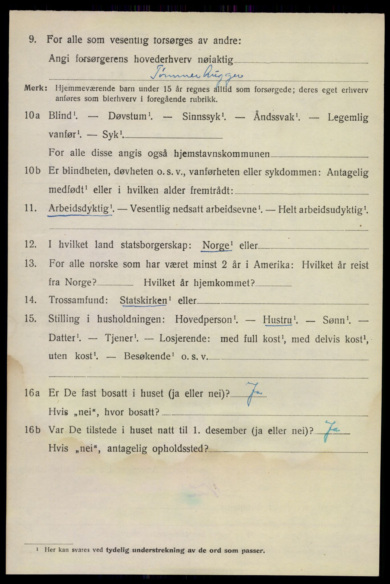 SAKO, 1920 census for Sauherad, 1920, p. 5178