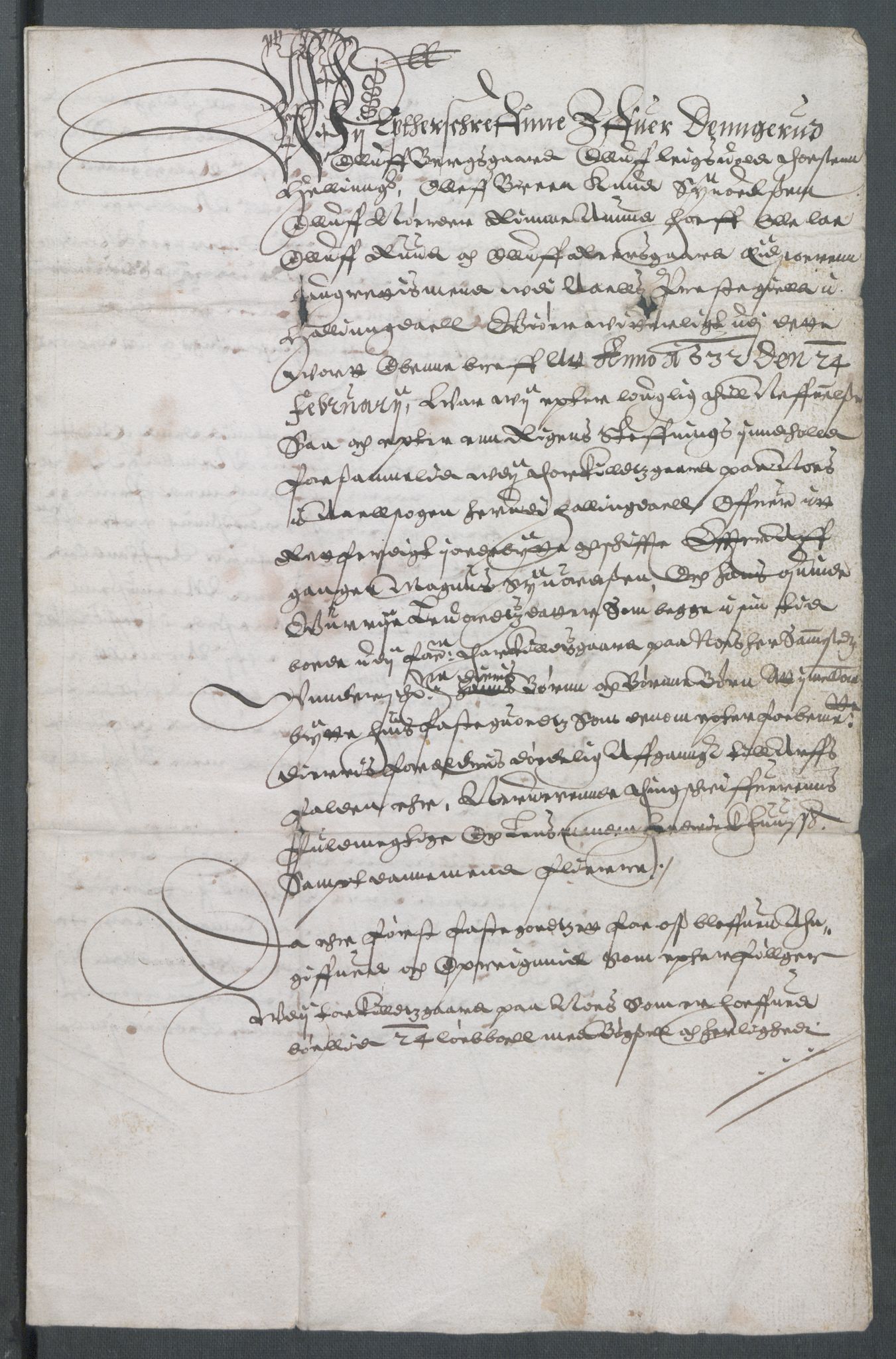 Riksarkivets diplomsamling, AV/RA-EA-5965/F02/L0142: Dokumenter, 1632, p. 21