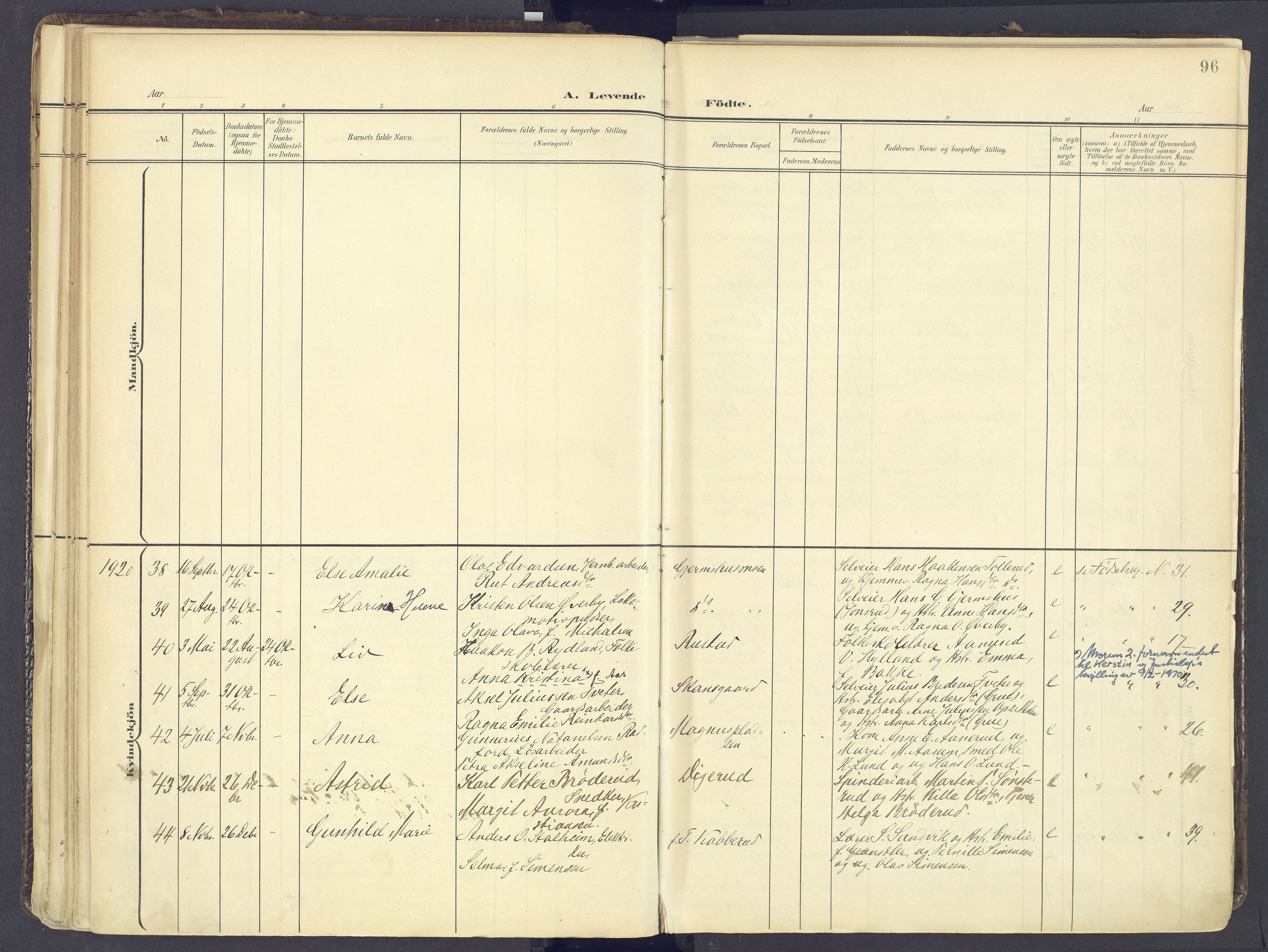 Vinger prestekontor, AV/SAH-PREST-024/H/Ha/Haa/L0017: Parish register (official) no. 17, 1901-1927, p. 96