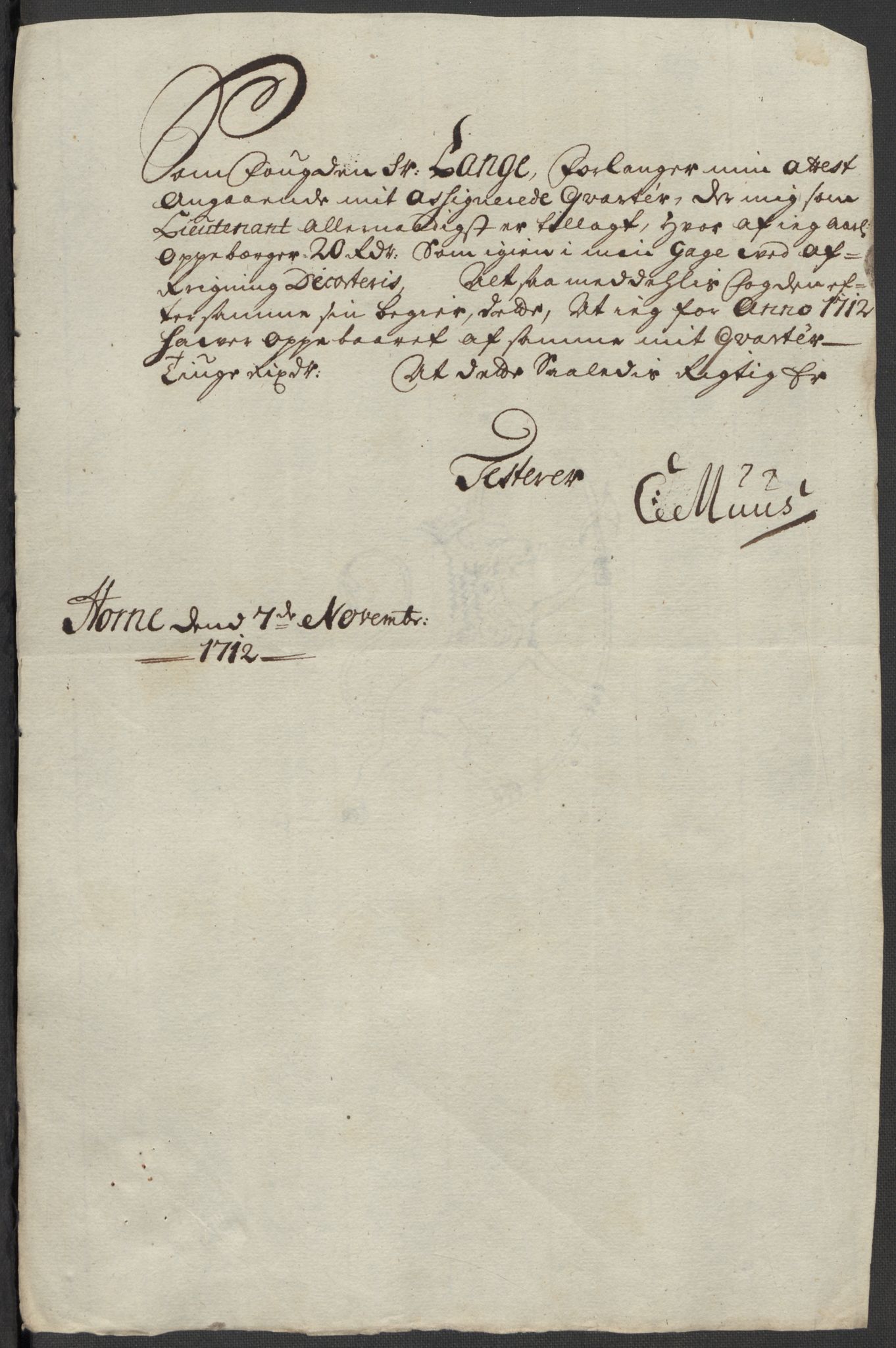 Rentekammeret inntil 1814, Reviderte regnskaper, Fogderegnskap, AV/RA-EA-4092/R16/L1049: Fogderegnskap Hedmark, 1712, p. 262