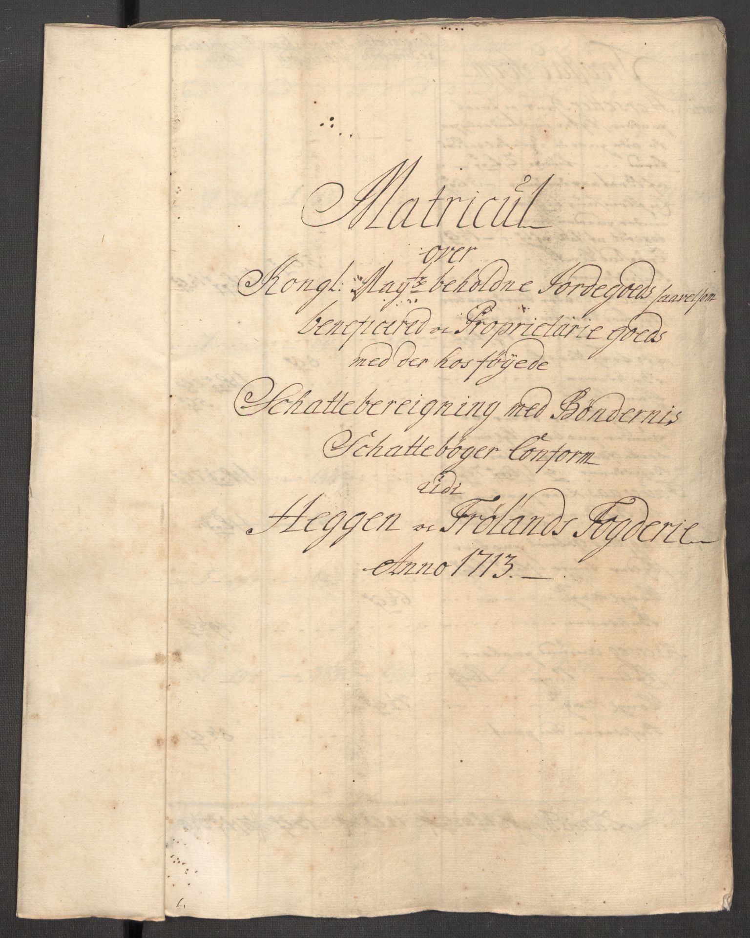 Rentekammeret inntil 1814, Reviderte regnskaper, Fogderegnskap, RA/EA-4092/R07/L0306: Fogderegnskap Rakkestad, Heggen og Frøland, 1713, p. 100