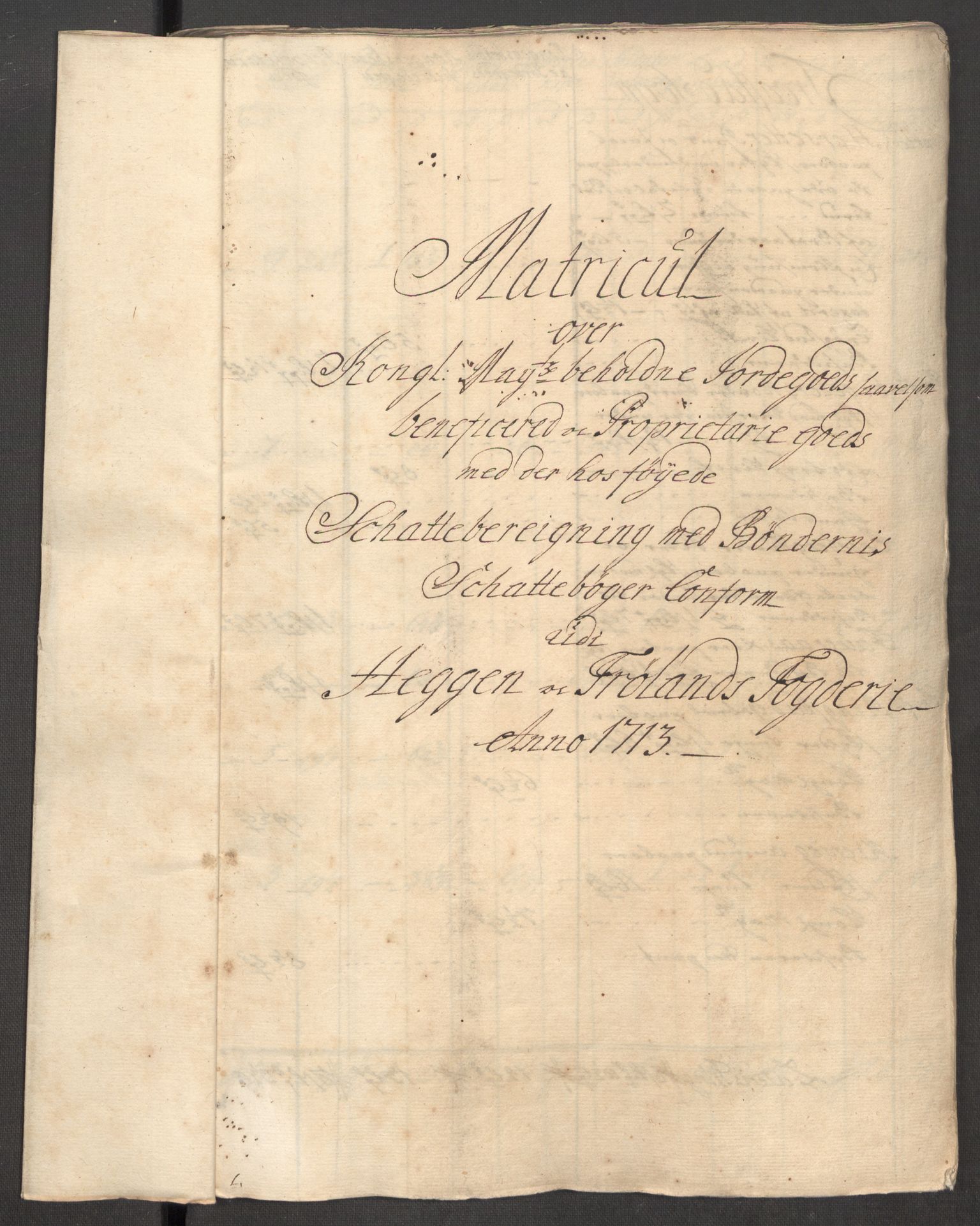 Rentekammeret inntil 1814, Reviderte regnskaper, Fogderegnskap, AV/RA-EA-4092/R07/L0306: Fogderegnskap Rakkestad, Heggen og Frøland, 1713, p. 100
