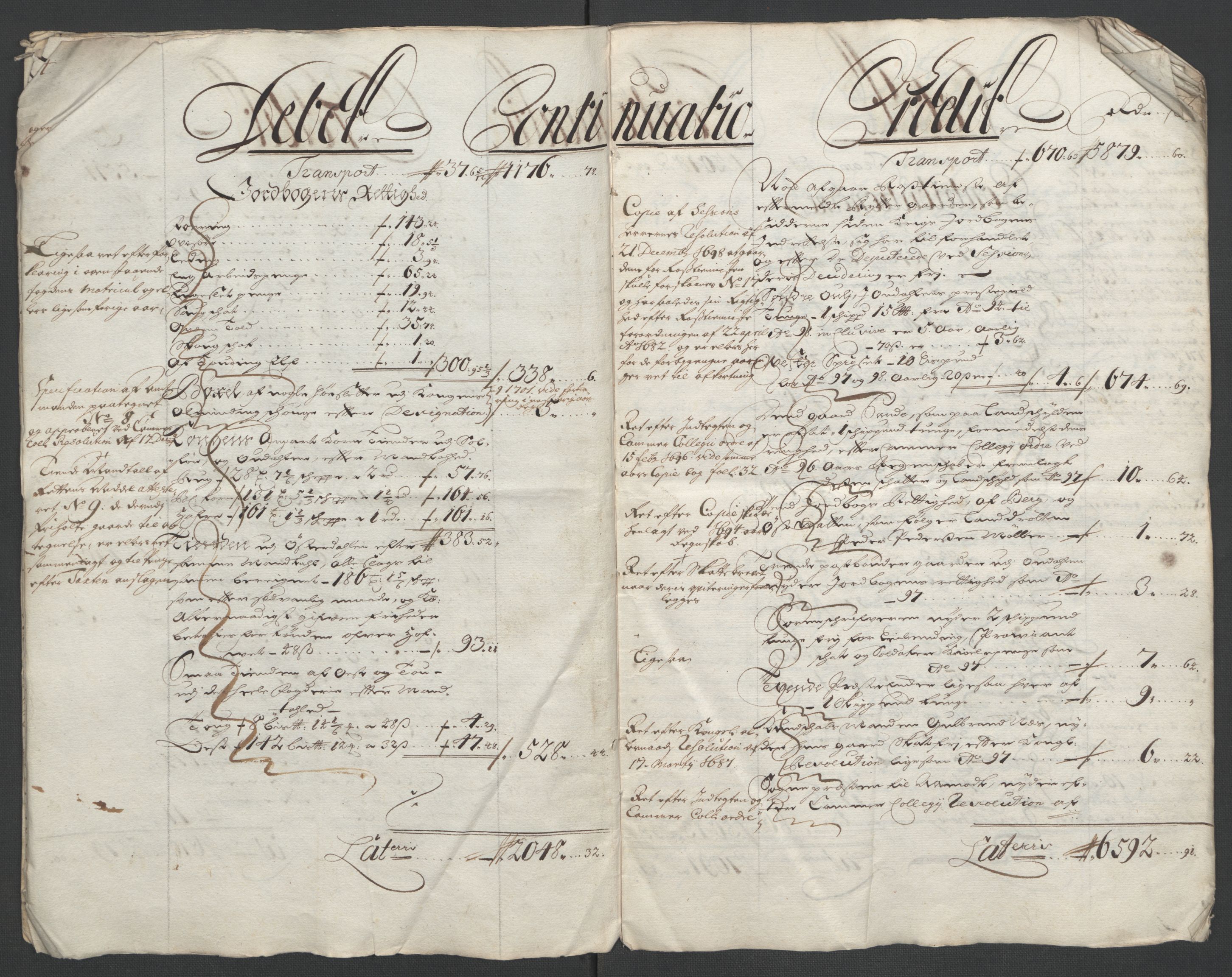 Rentekammeret inntil 1814, Reviderte regnskaper, Fogderegnskap, AV/RA-EA-4092/R13/L0836: Fogderegnskap Solør, Odal og Østerdal, 1698, p. 14