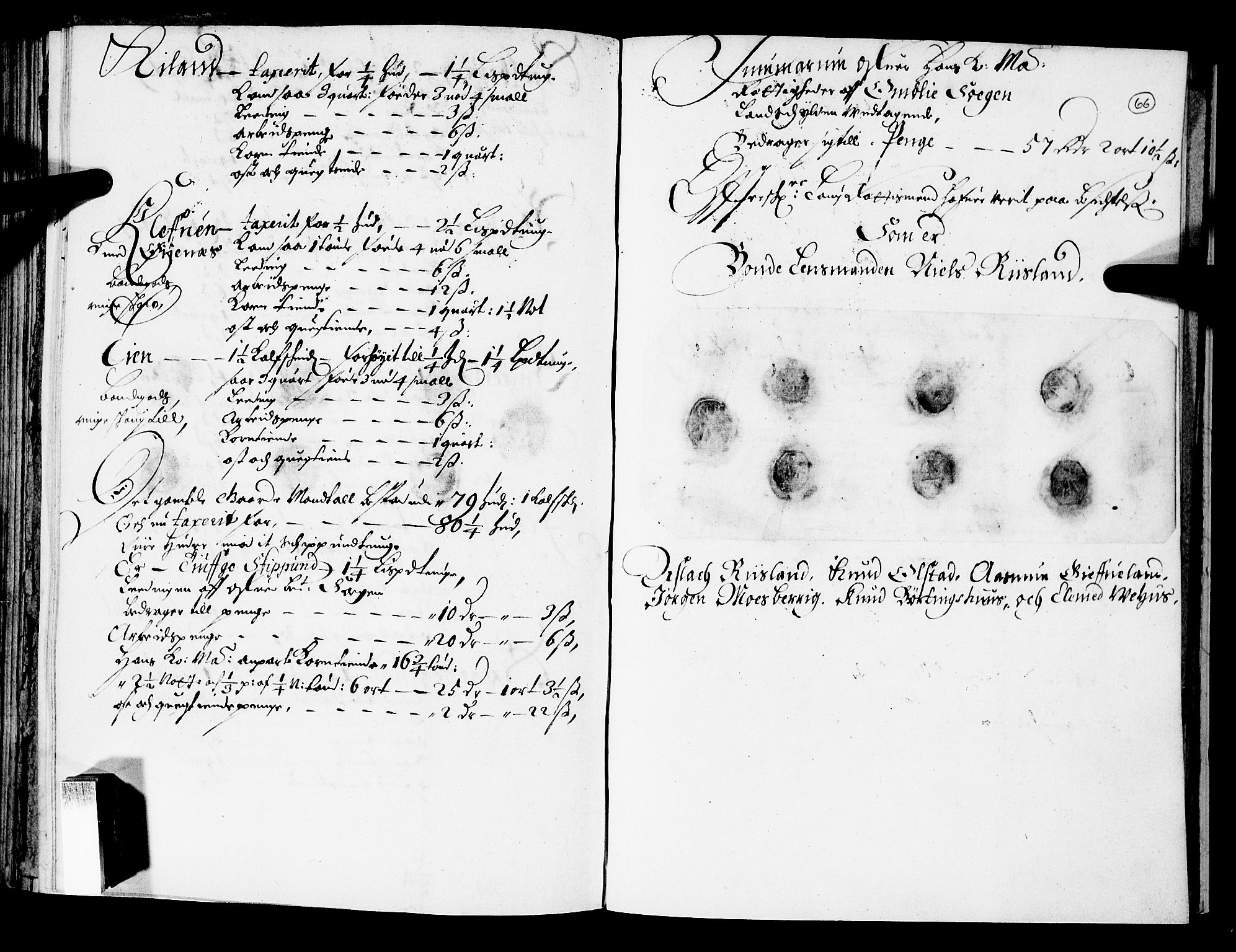 Rentekammeret inntil 1814, Realistisk ordnet avdeling, AV/RA-EA-4070/N/Nb/Nba/L0029: Råbyggelag fogderi, 1668, p. 65b-66a