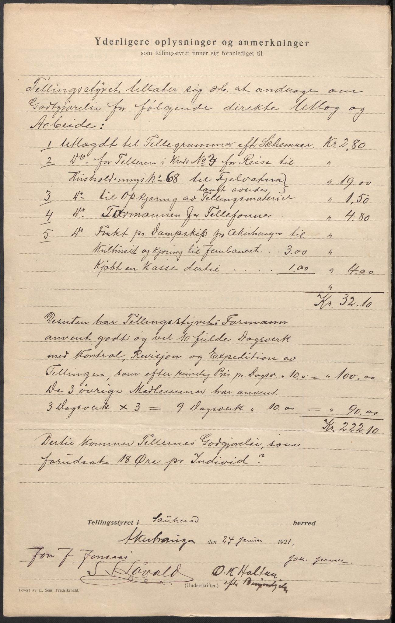 SAKO, 1920 census for Sauherad, 1920, p. 4