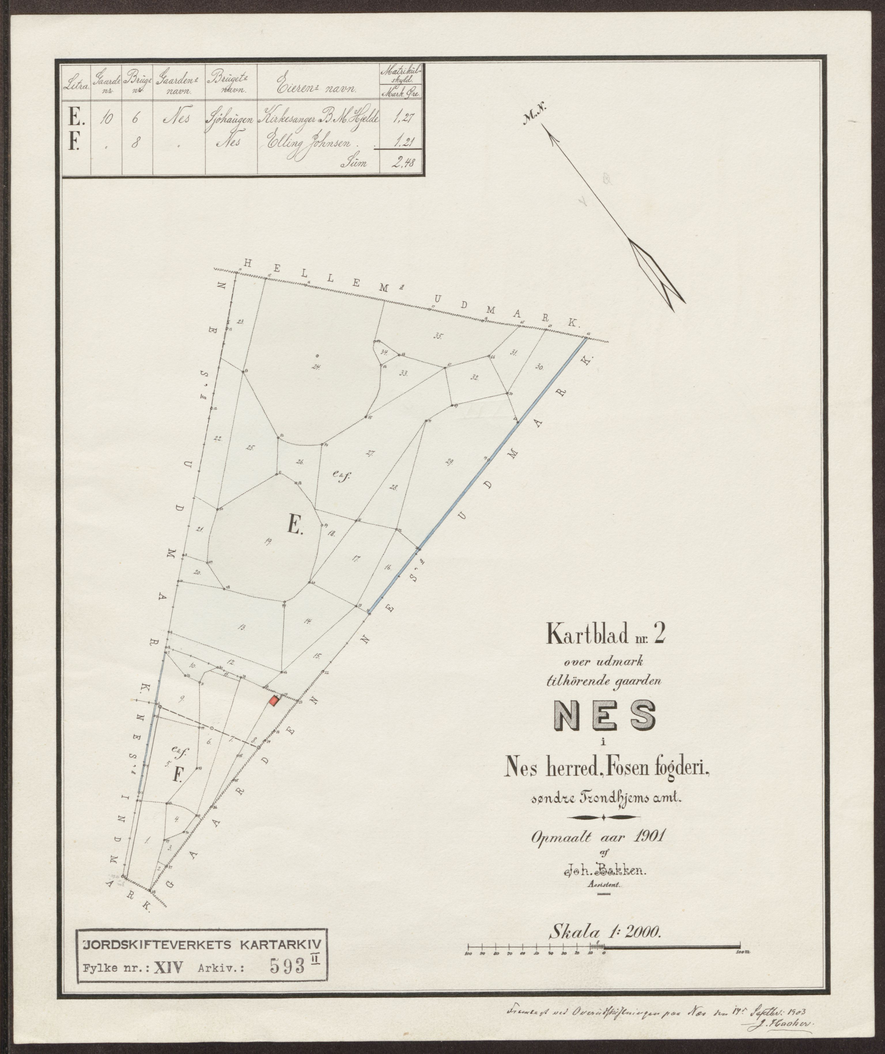 Jordskifteverkets kartarkiv, AV/RA-S-3929/T, 1859-1988, p. 816