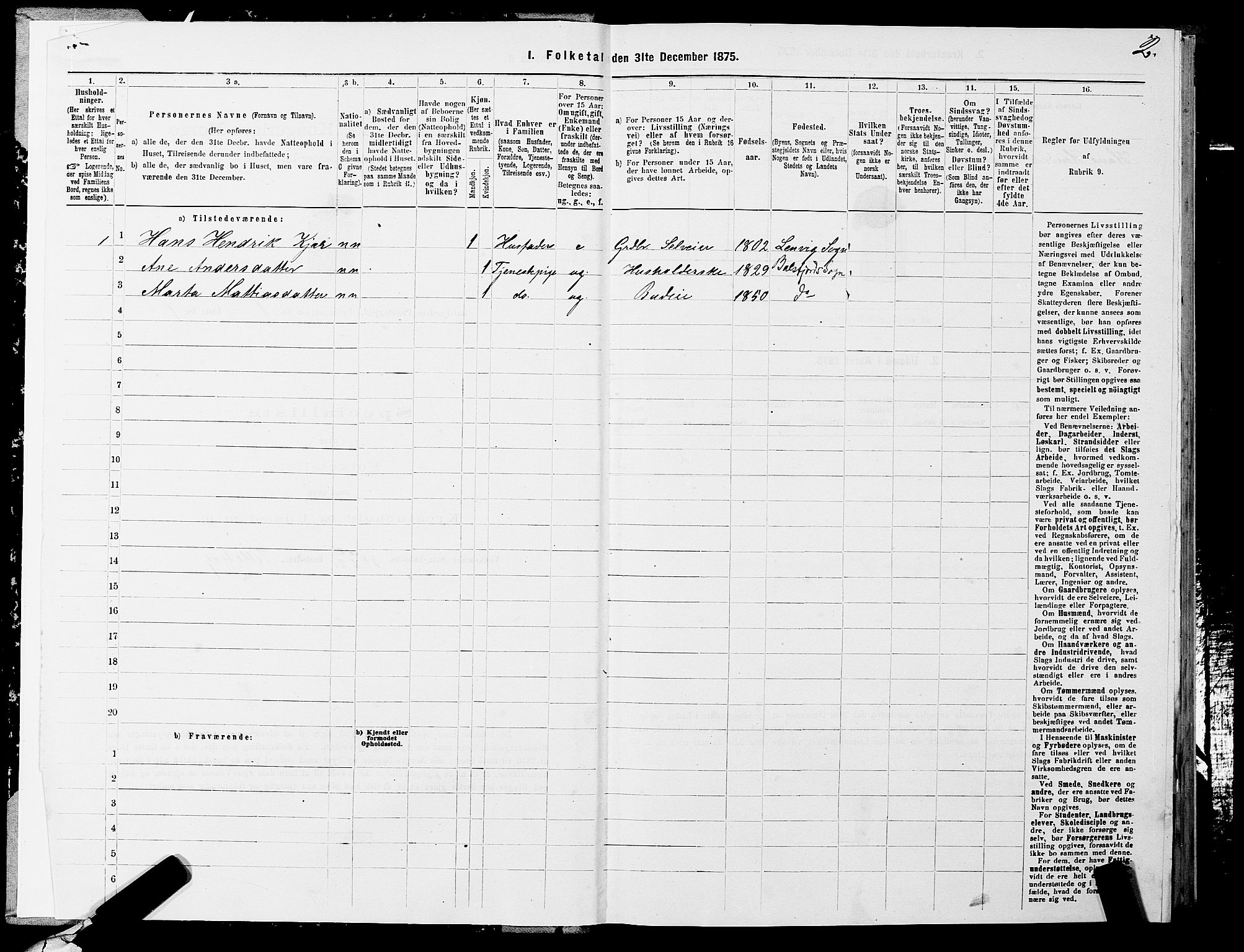 SATØ, 1875 census for 1933P Balsfjord, 1875, p. 1002