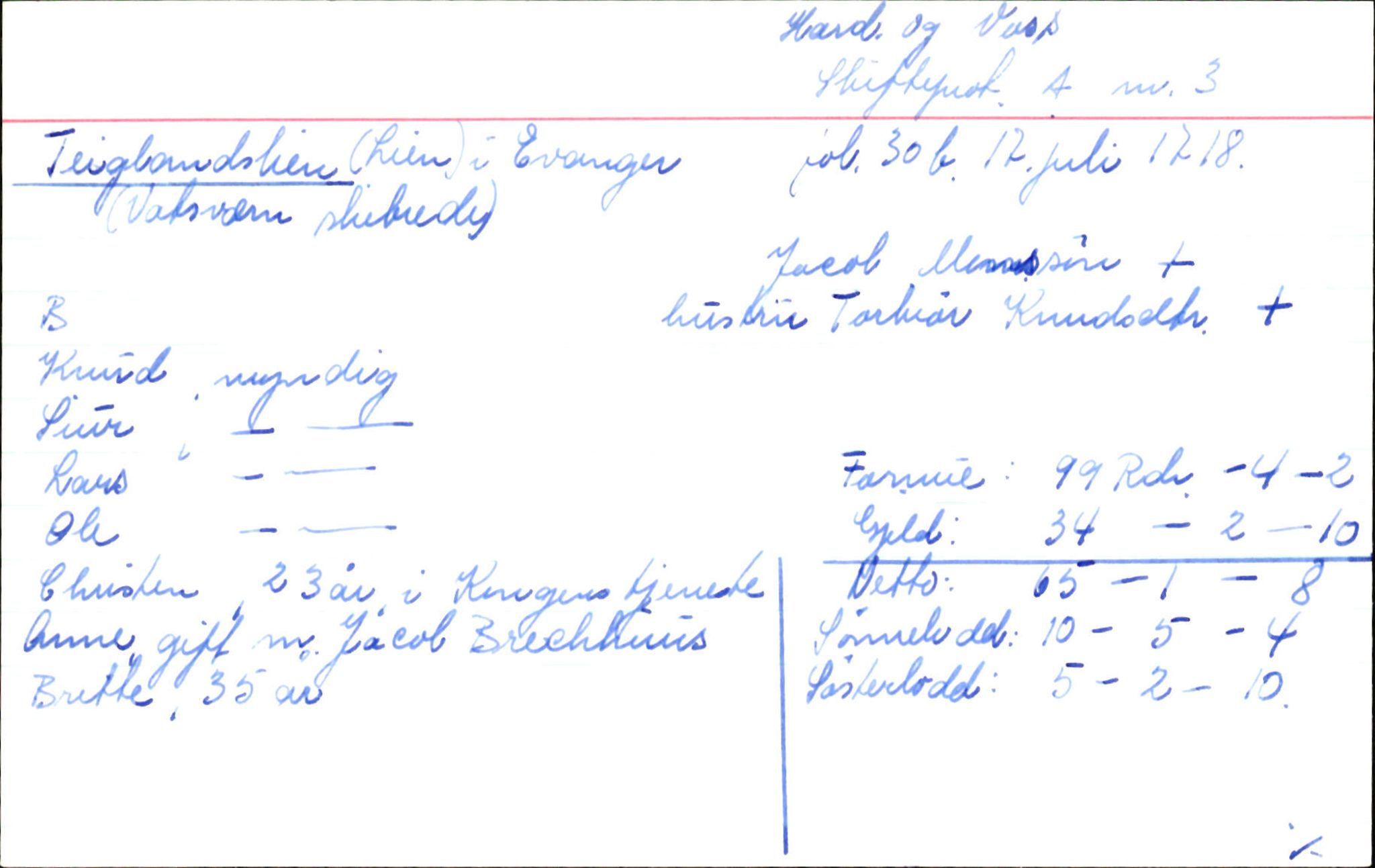 Skiftekort ved Statsarkivet i Bergen, SAB/SKIFTEKORT/002/L0001: Skifteprotokoll nr. 1-3, 1695-1721, p. 1233