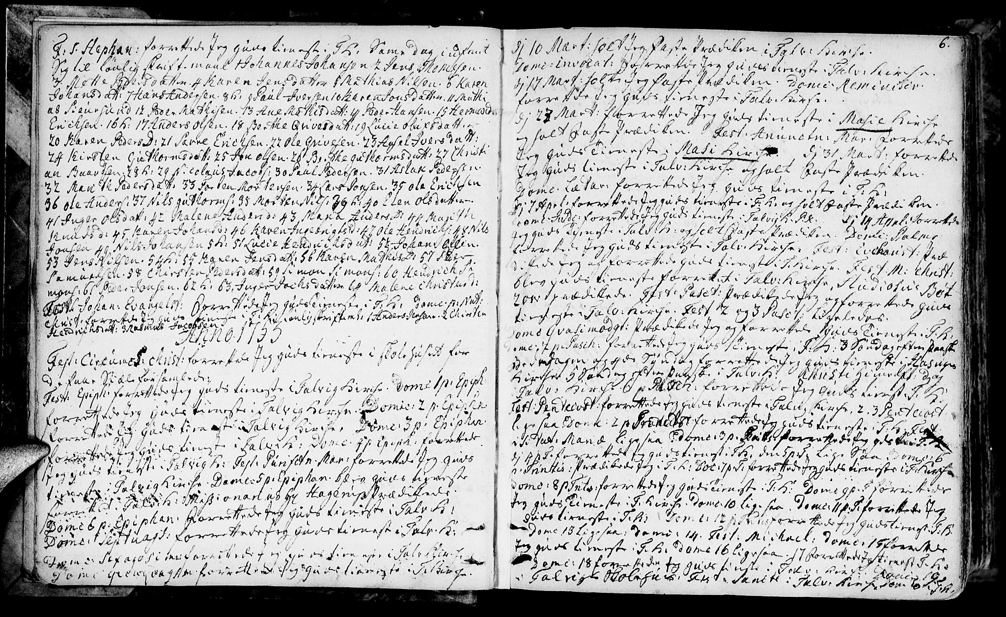 Talvik sokneprestkontor, AV/SATØ-S-1337/H/Ha/L0004kirke: Parish register (official) no. 4, 1752-1772, p. 6