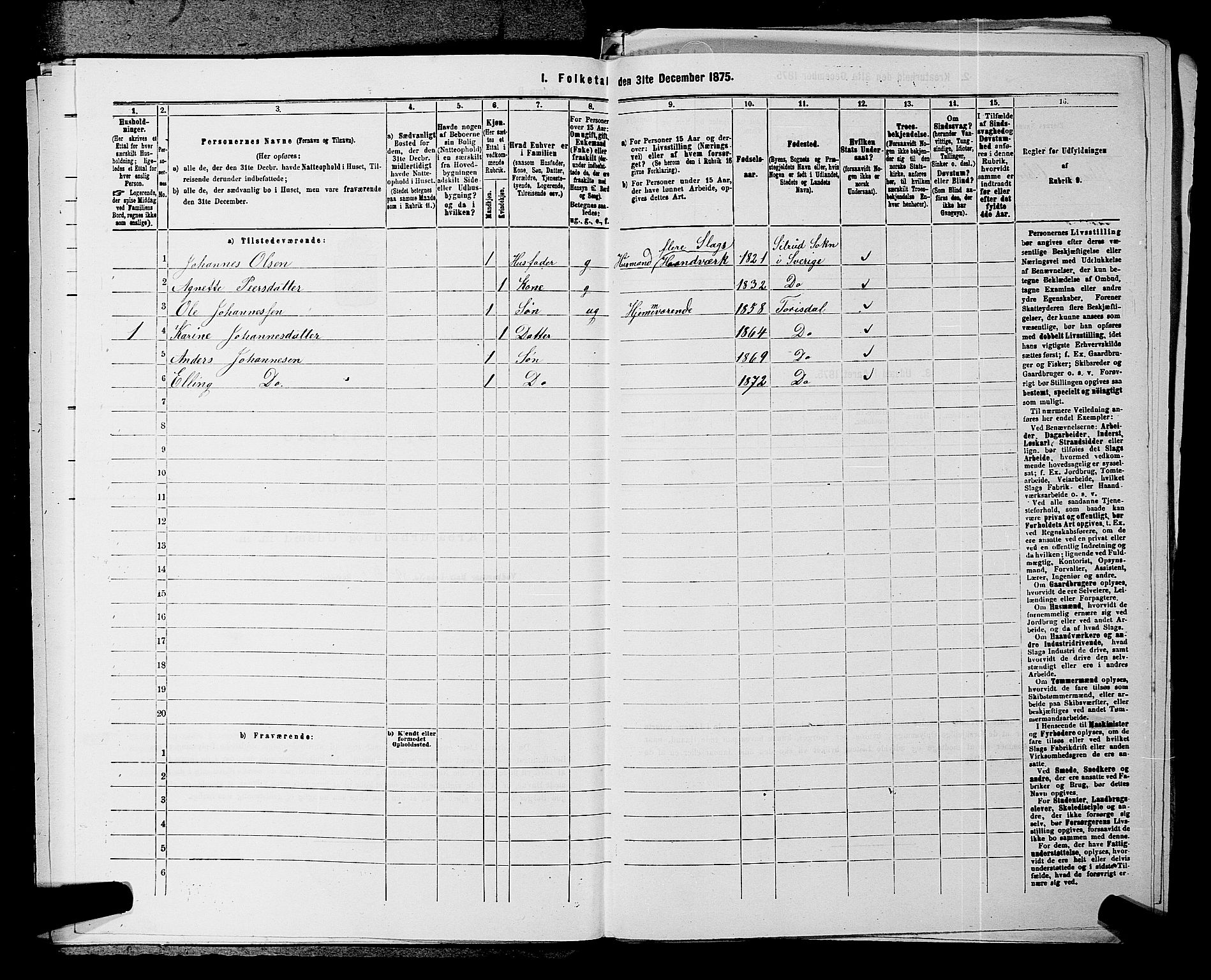 SAKO, 1875 census for 0817P Drangedal, 1875, p. 779