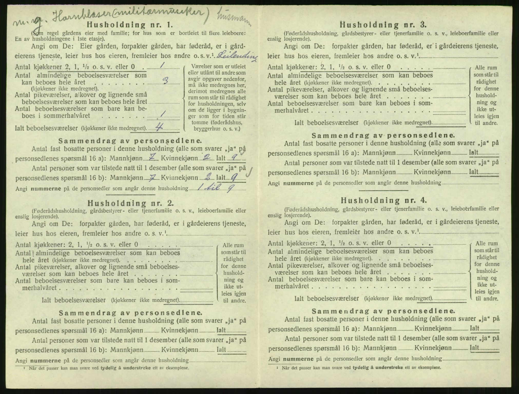 SAT, 1920 census for Skodje, 1920, p. 530