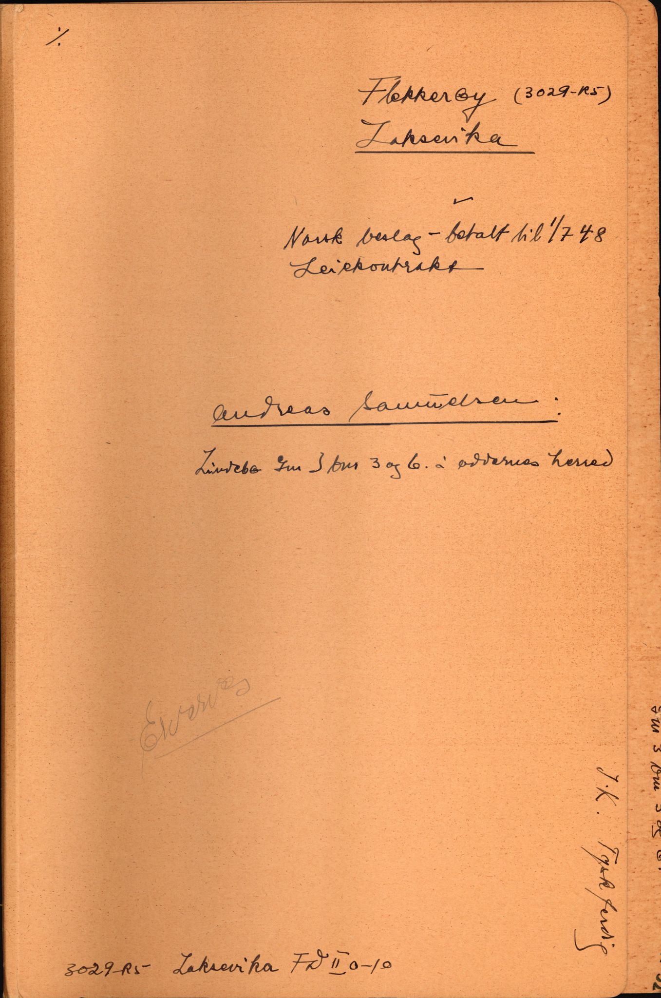 Forsvarsdepartementet, 10. kontor / Oppgjørskontoret, RA/RAFA-1225/D/Da/L0062: Laksevika batteri, Kristiansand; Laksevåg ubåtbunker, Bergen, 1940-1962, p. 849