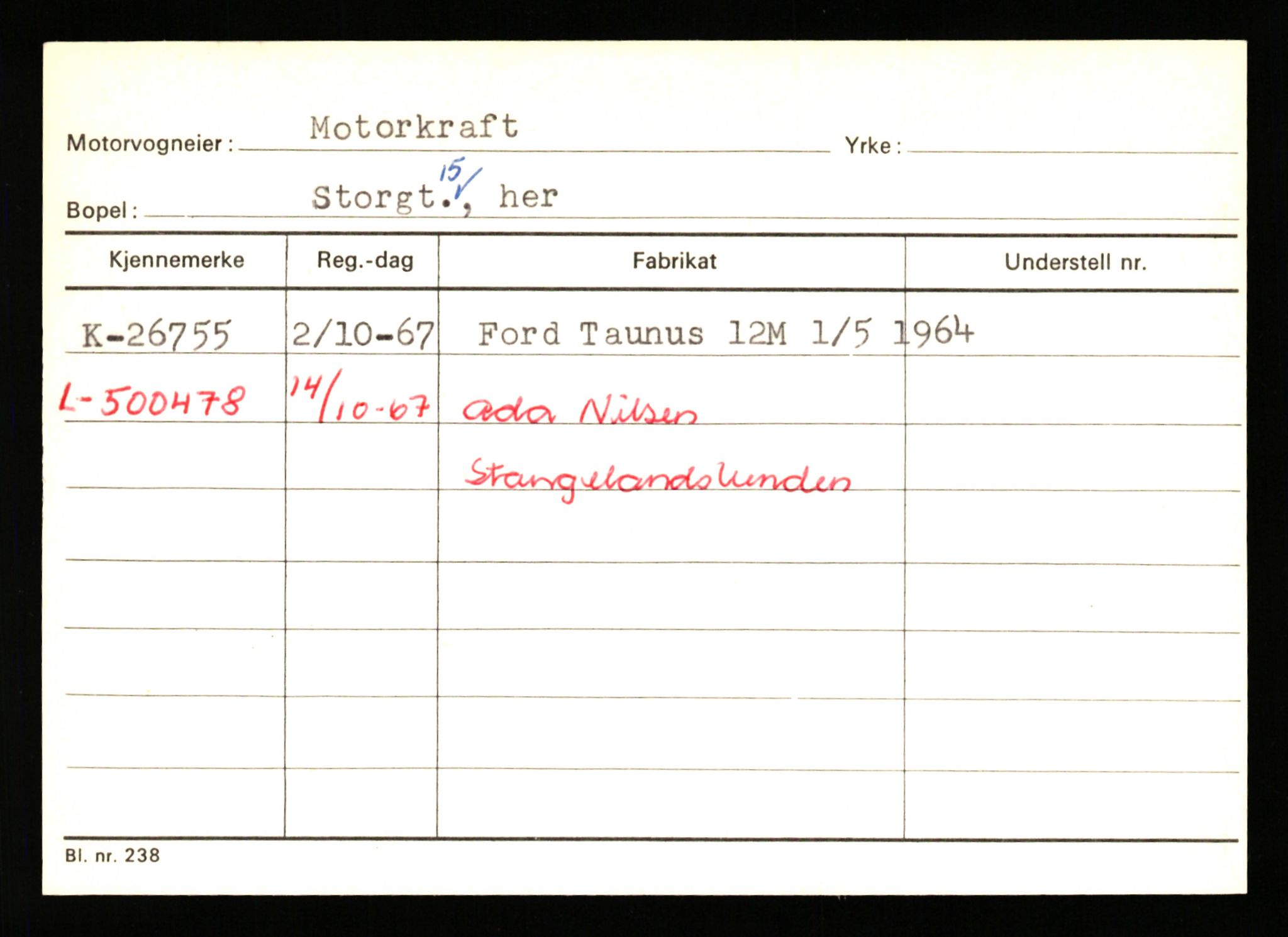 Stavanger trafikkstasjon, AV/SAST-A-101942/0/G/L0005: Registreringsnummer: 23000 - 34245, 1930-1971, p. 1271