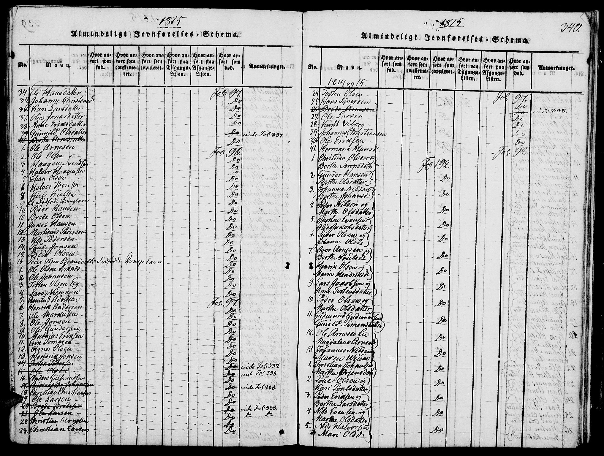 Grue prestekontor, AV/SAH-PREST-036/H/Ha/Haa/L0006: Parish register (official) no. 6, 1814-1830, p. 340