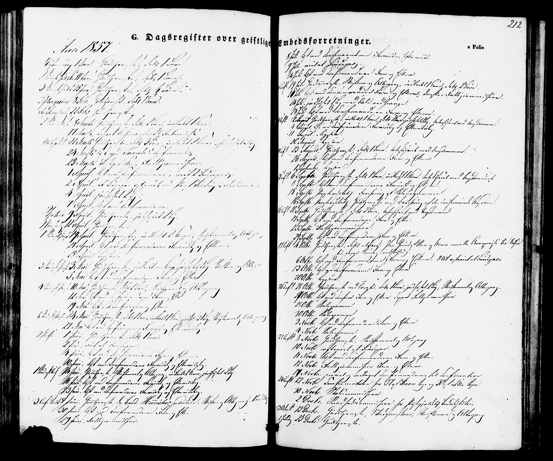 Torvastad sokneprestkontor, SAST/A -101857/H/Ha/Haa/L0010: Parish register (official) no. A 10, 1857-1878, p. 212