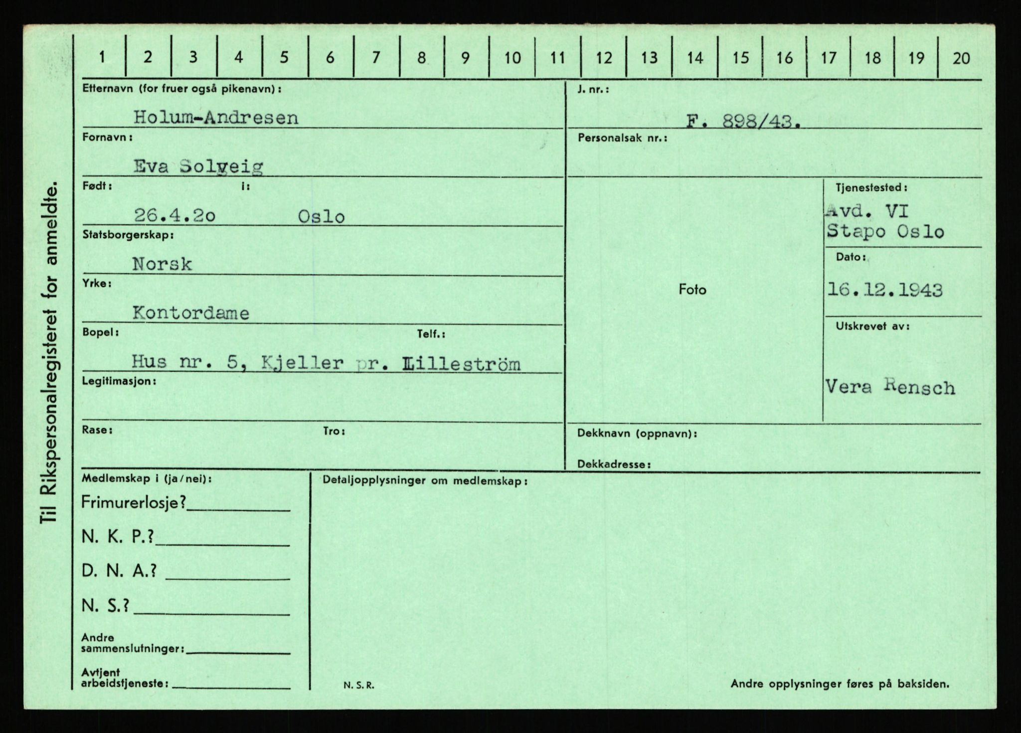 Statspolitiet - Hovedkontoret / Osloavdelingen, AV/RA-S-1329/C/Ca/L0007: Hol - Joelsen, 1943-1945, p. 782