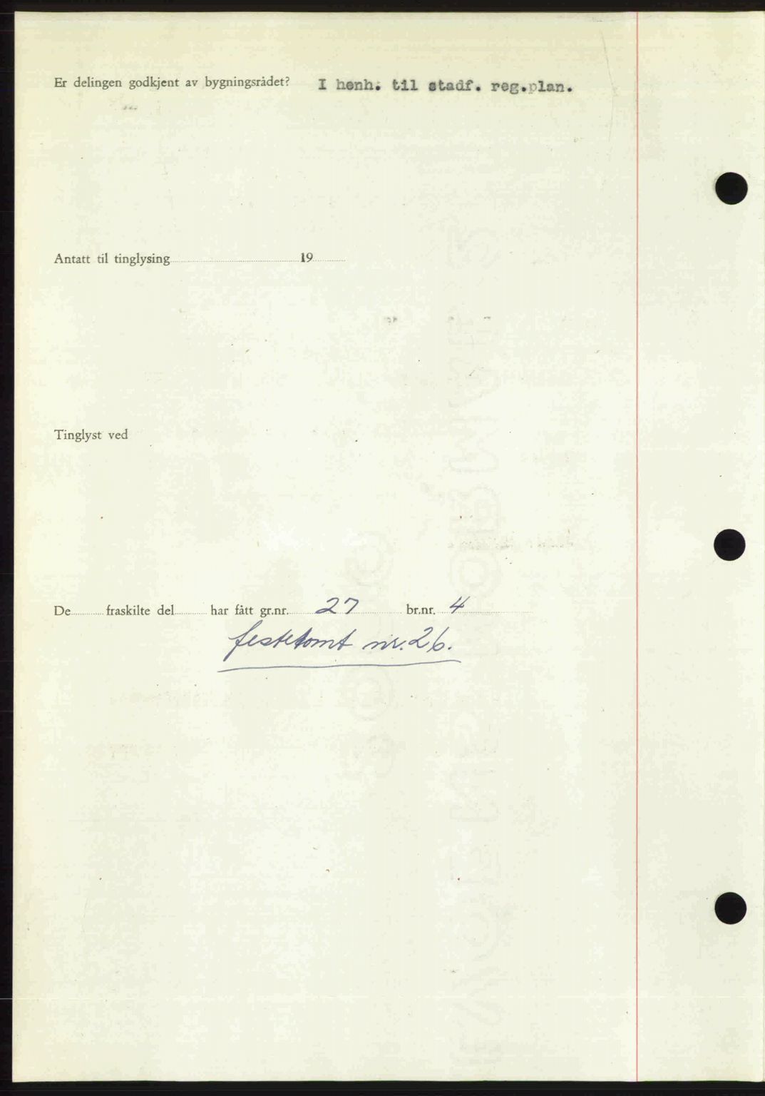 Romsdal sorenskriveri, AV/SAT-A-4149/1/2/2C: Mortgage book no. A26, 1948-1948, Diary no: : 1761/1948