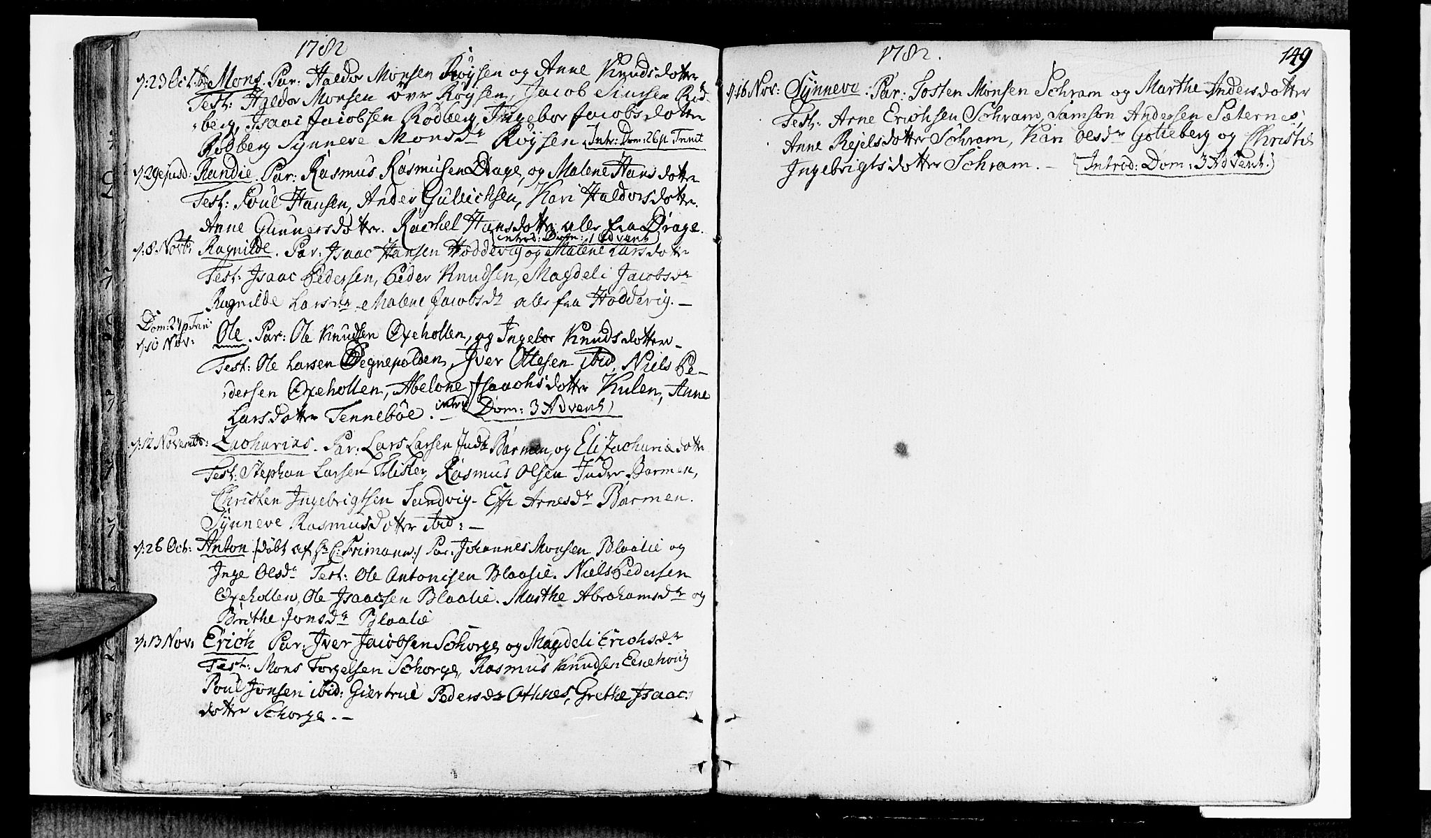 Selje sokneprestembete, AV/SAB-A-99938/H/Ha/Haa/Haaa: Parish register (official) no. A 5, 1760-1782, p. 149