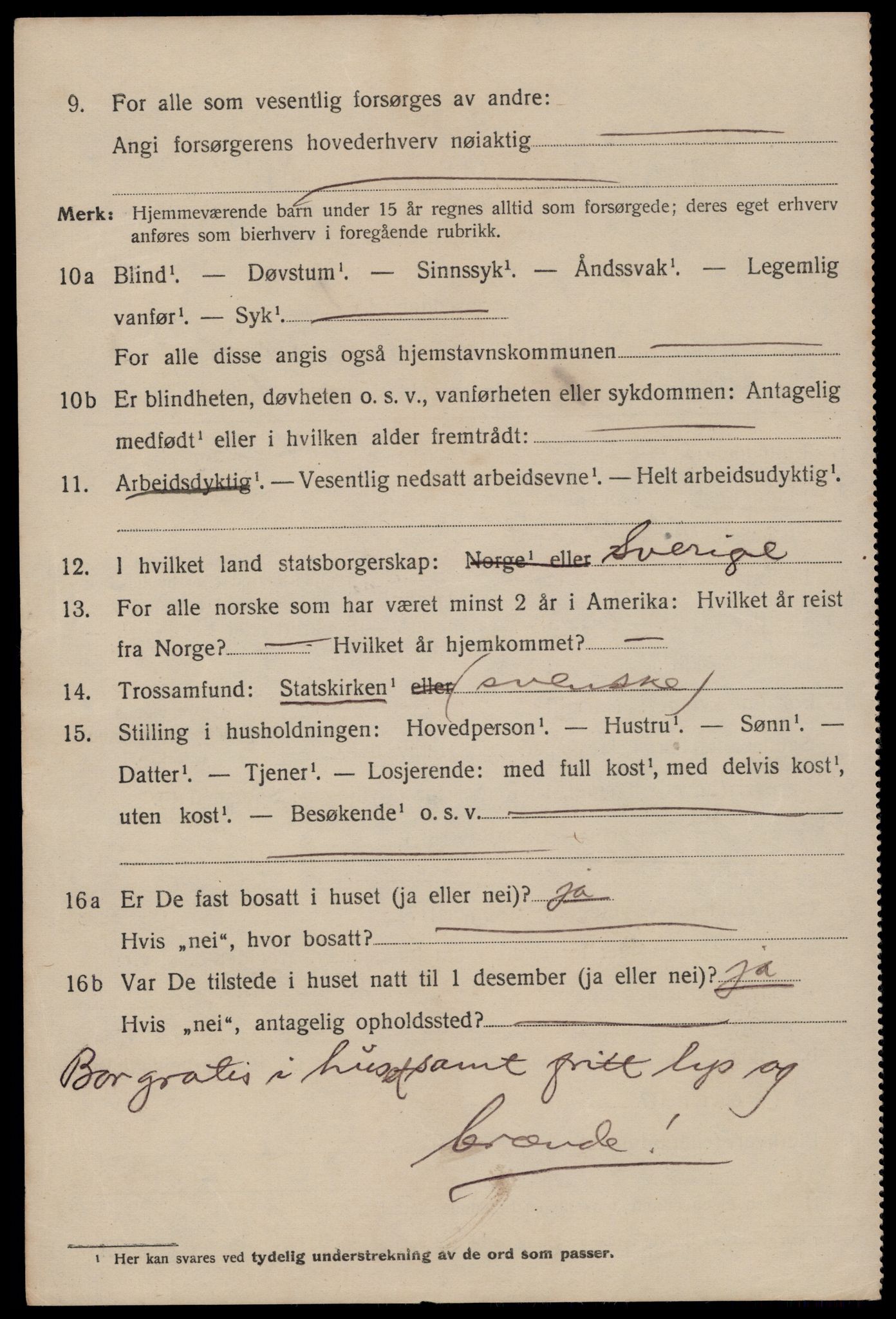 SAST, 1920 census for Haugesund, 1920, p. 15234