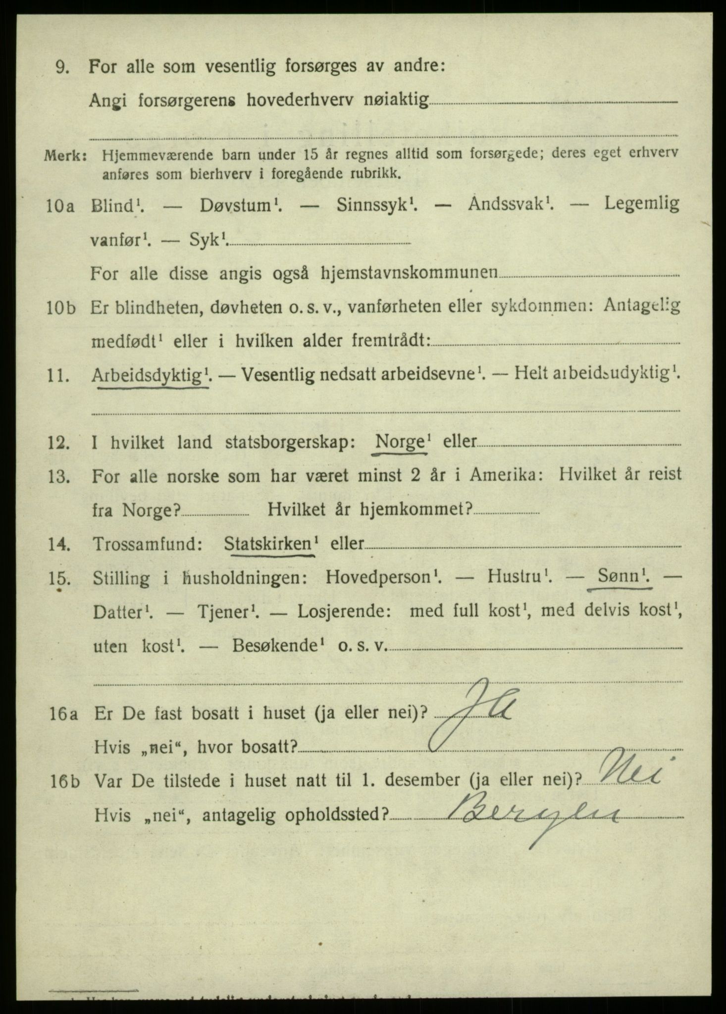 SAB, 1920 census for Askøy, 1920, p. 7601