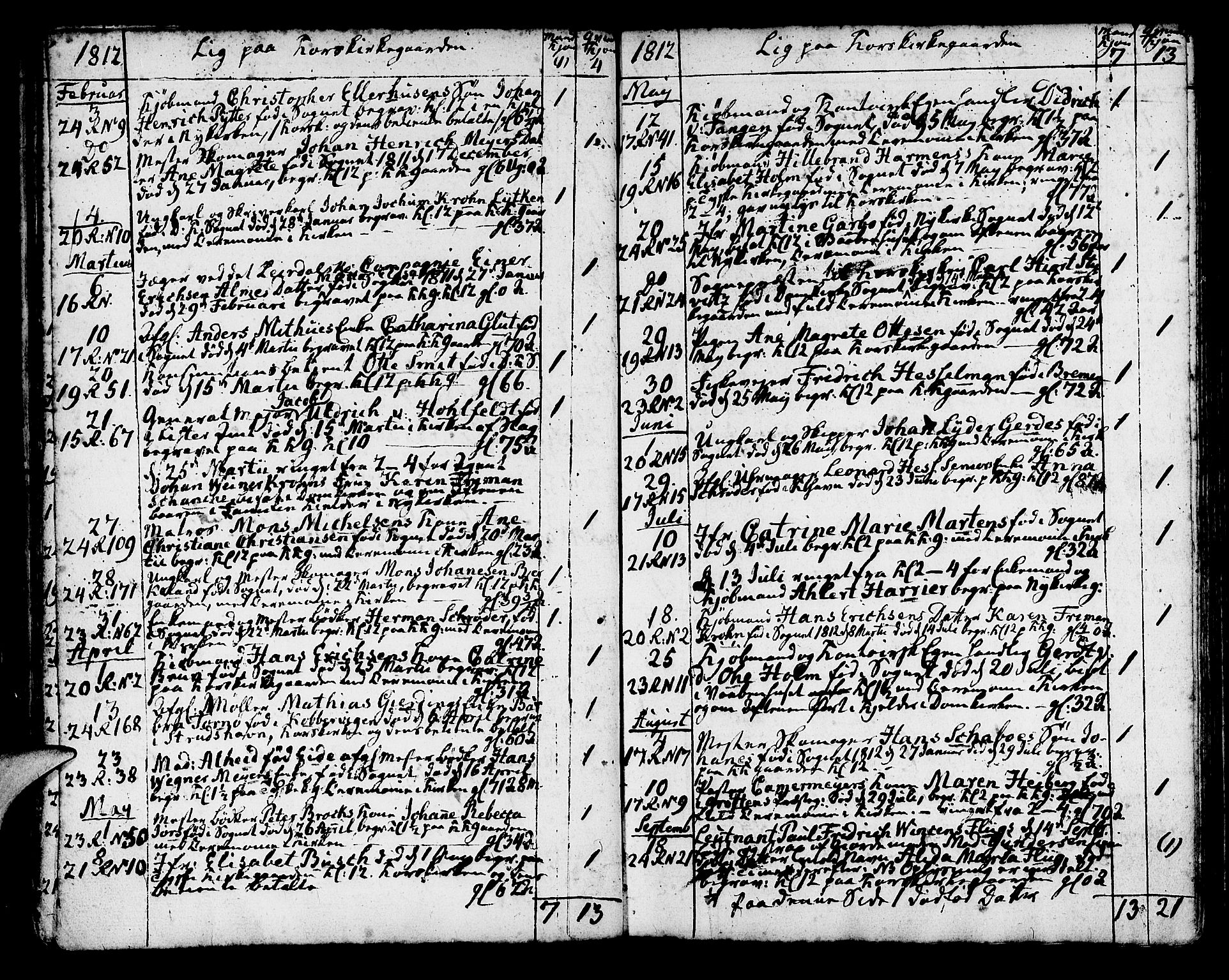 Korskirken sokneprestembete, AV/SAB-A-76101/H/Haa/L0012: Parish register (official) no. A 12, 1786-1832, p. 139