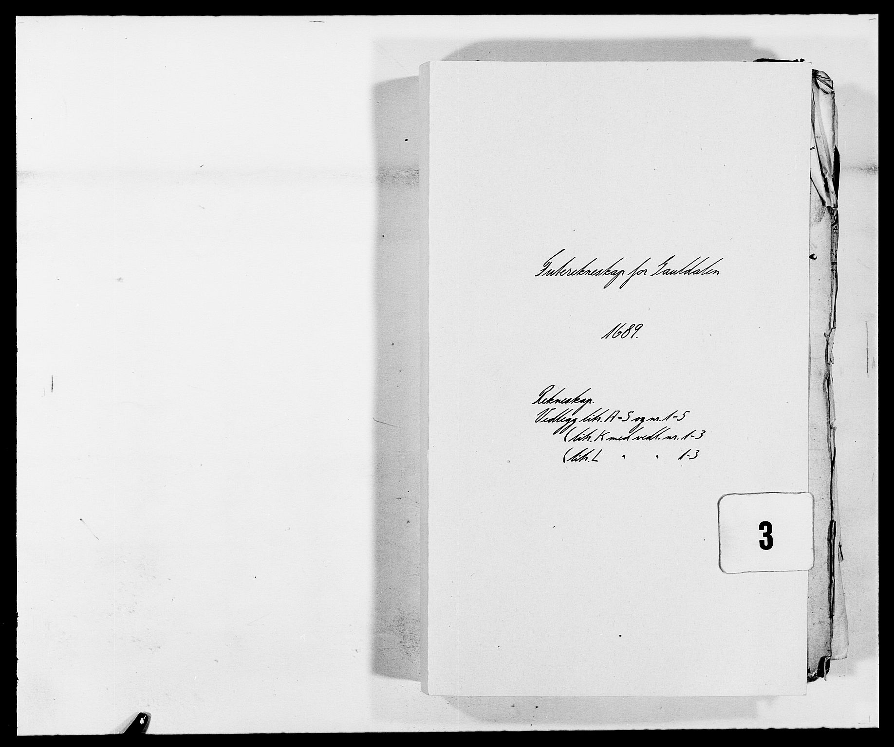 Rentekammeret inntil 1814, Reviderte regnskaper, Fogderegnskap, AV/RA-EA-4092/R59/L3940: Fogderegnskap Gauldal, 1689-1690, p. 1