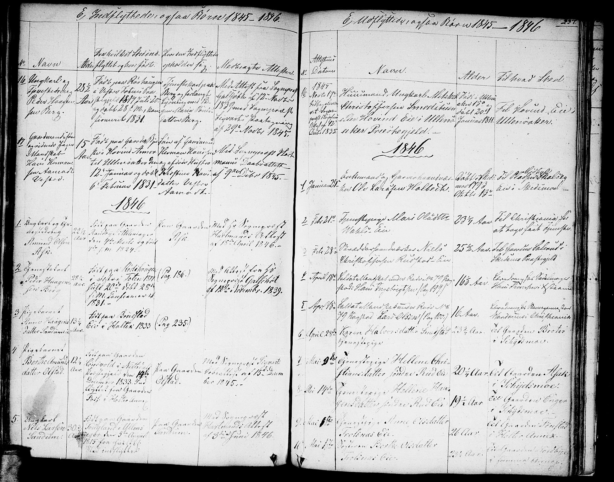 Gjerdrum prestekontor Kirkebøker, SAO/A-10412b/G/Ga/L0002: Parish register (copy) no. I 2, 1836-1850, p. 237
