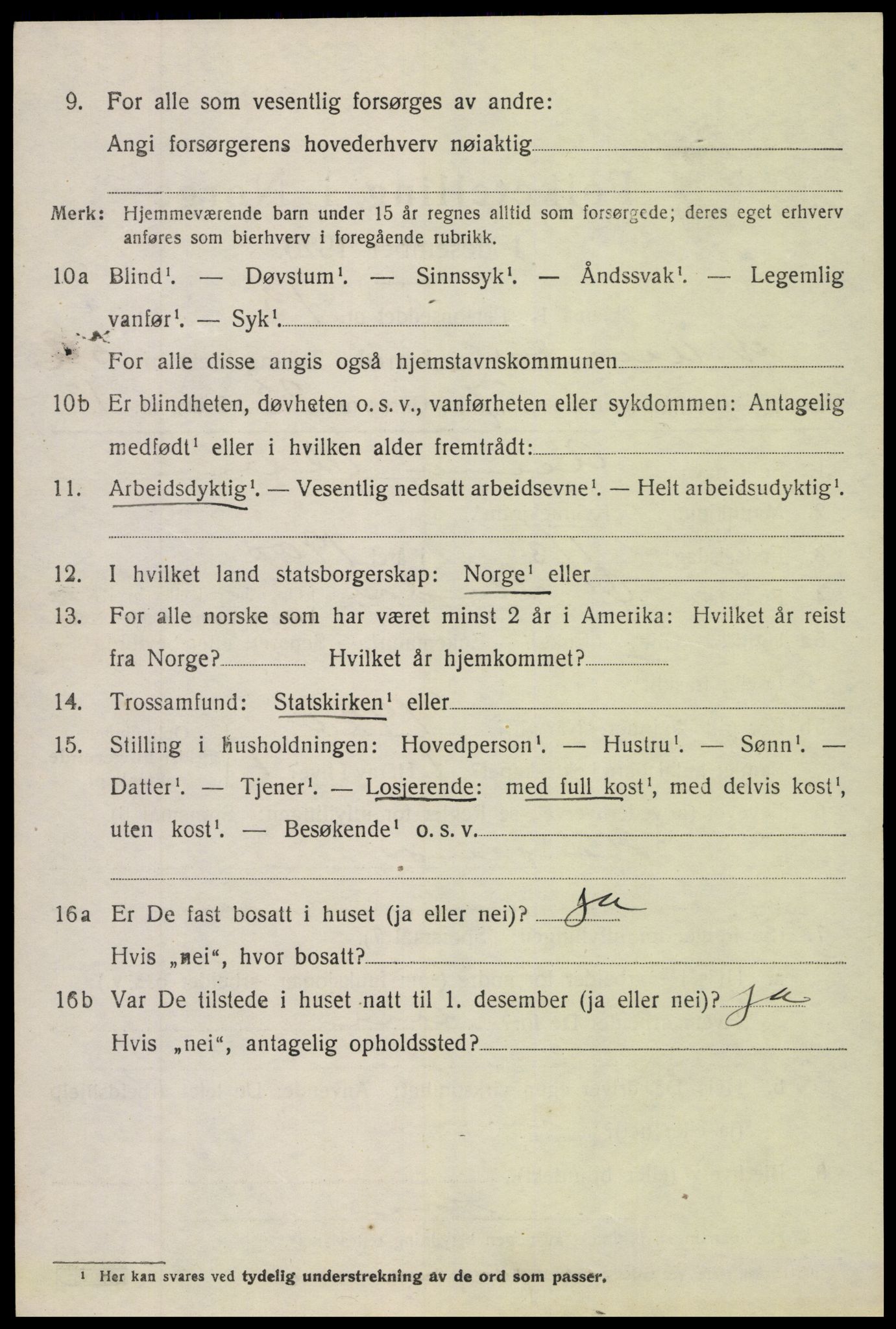 SAH, 1920 census for Nord-Aurdal, 1920, p. 4765