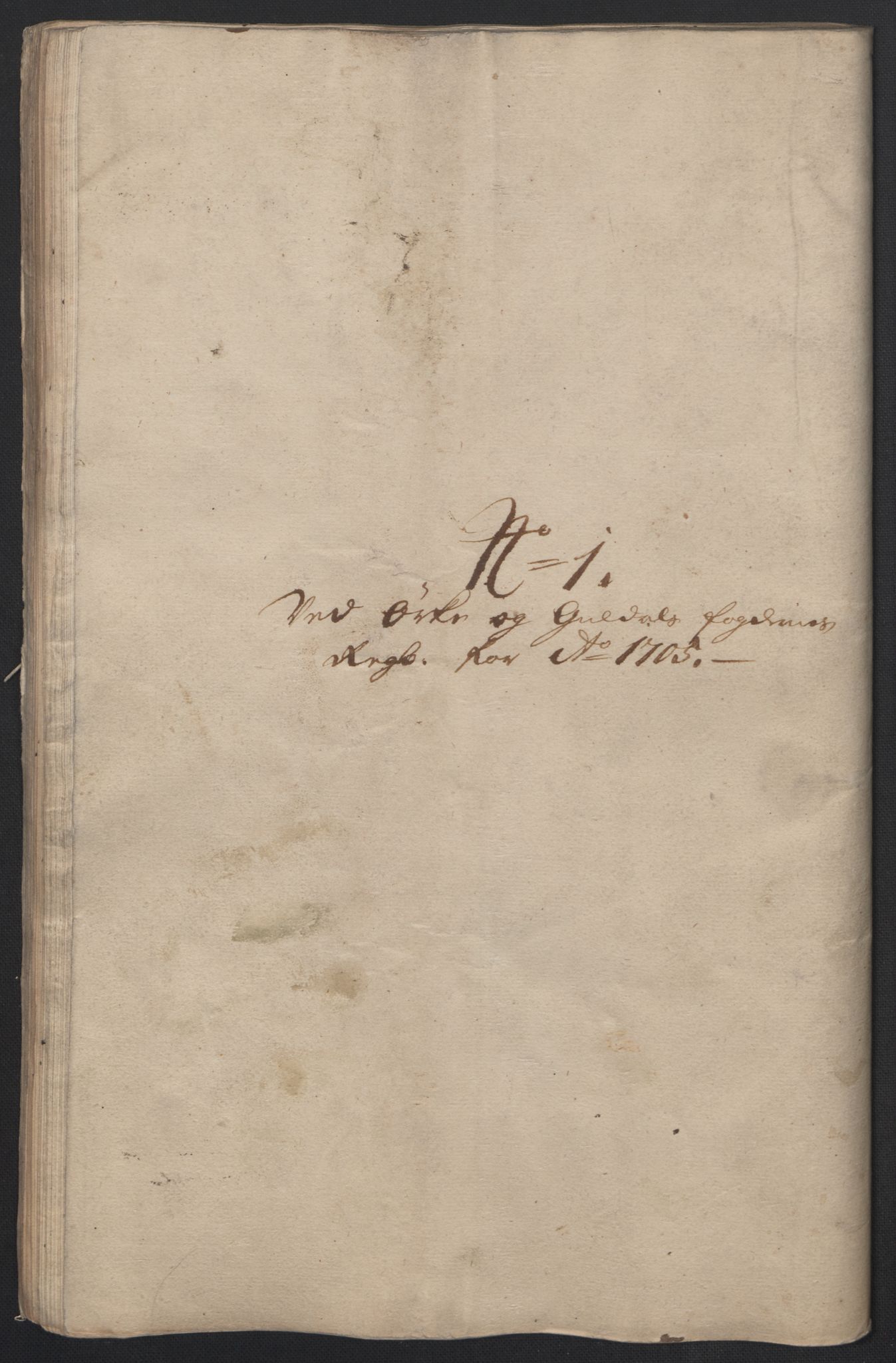Rentekammeret inntil 1814, Reviderte regnskaper, Fogderegnskap, RA/EA-4092/R60/L3955: Fogderegnskap Orkdal og Gauldal, 1705, p. 91