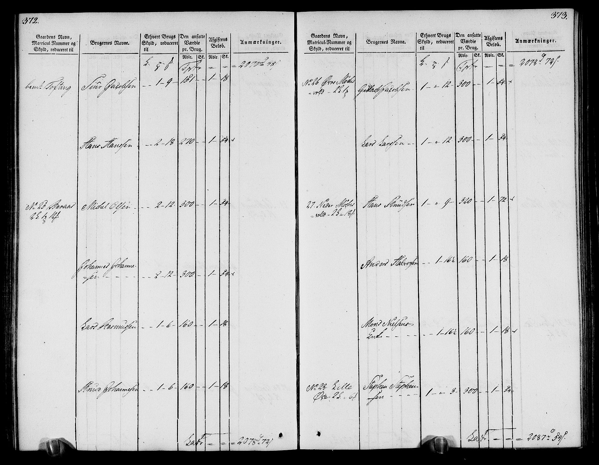 Rentekammeret inntil 1814, Realistisk ordnet avdeling, AV/RA-EA-4070/N/Ne/Nea/L0113: Nordhordland og Voss fogderi. Oppebørselsregister, 1803-1804, p. 193