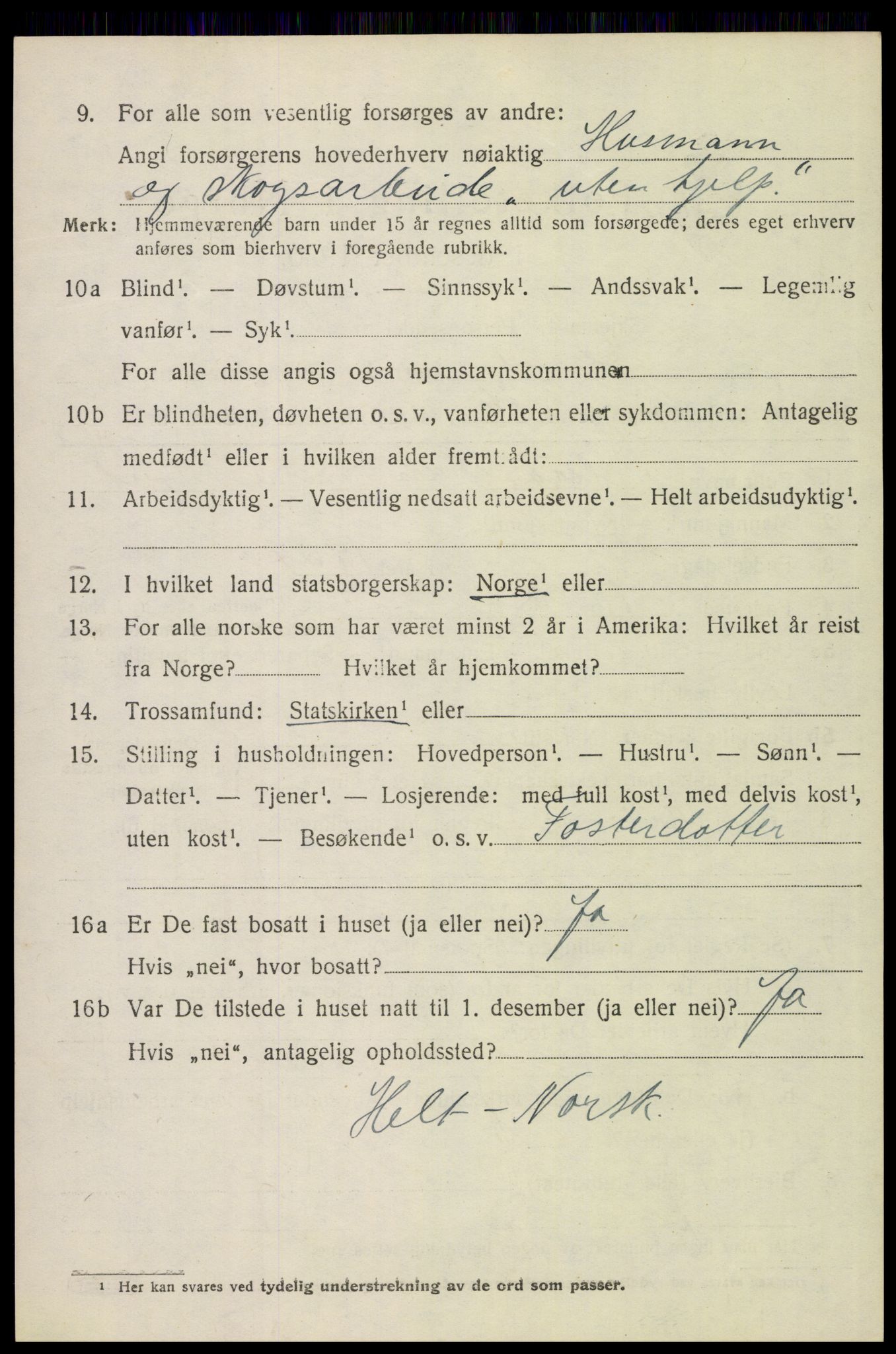 SAH, 1920 census for Grue, 1920, p. 13970