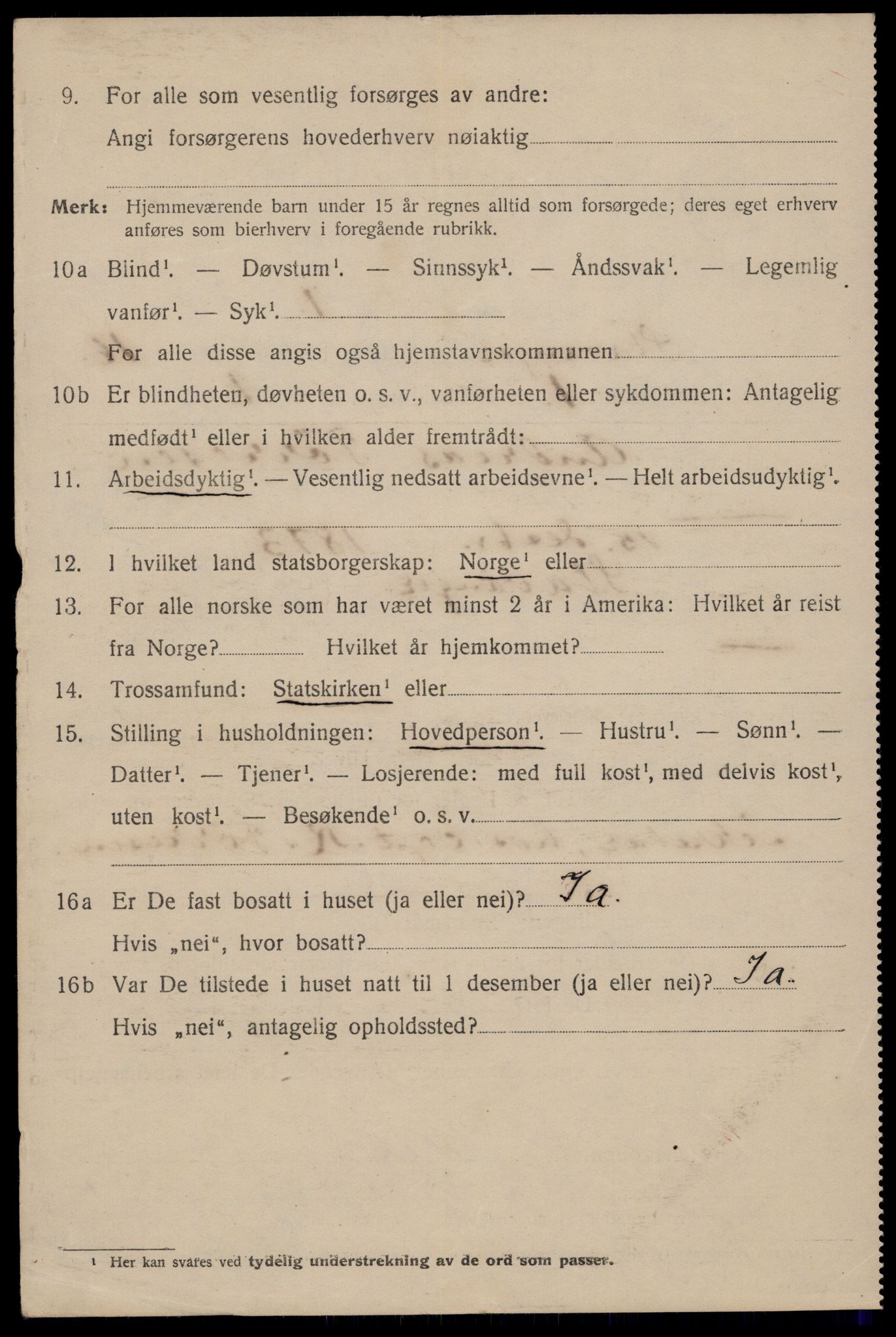 SAST, 1920 census for Stavanger, 1920, p. 63179