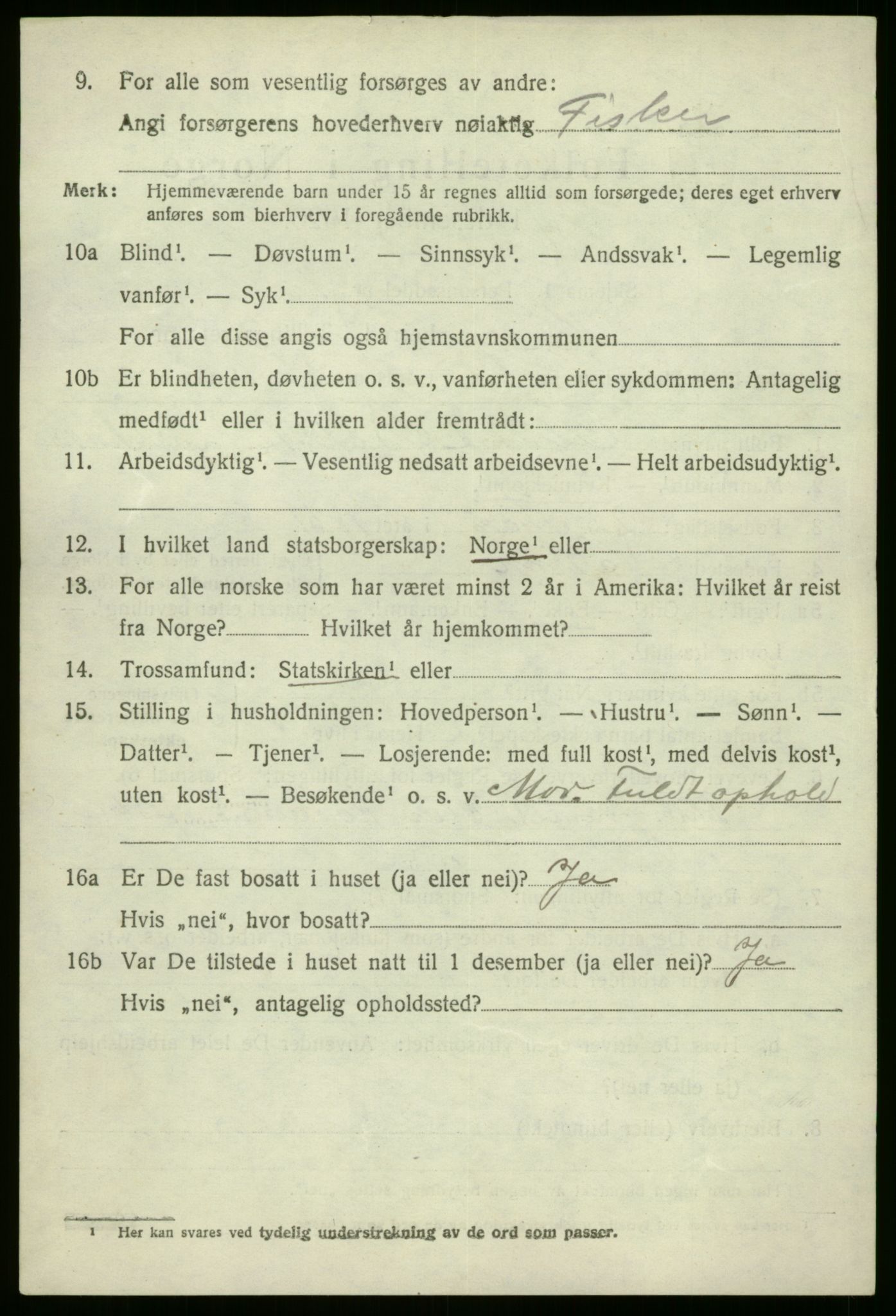 SAB, 1920 census for Kinn, 1920, p. 5110