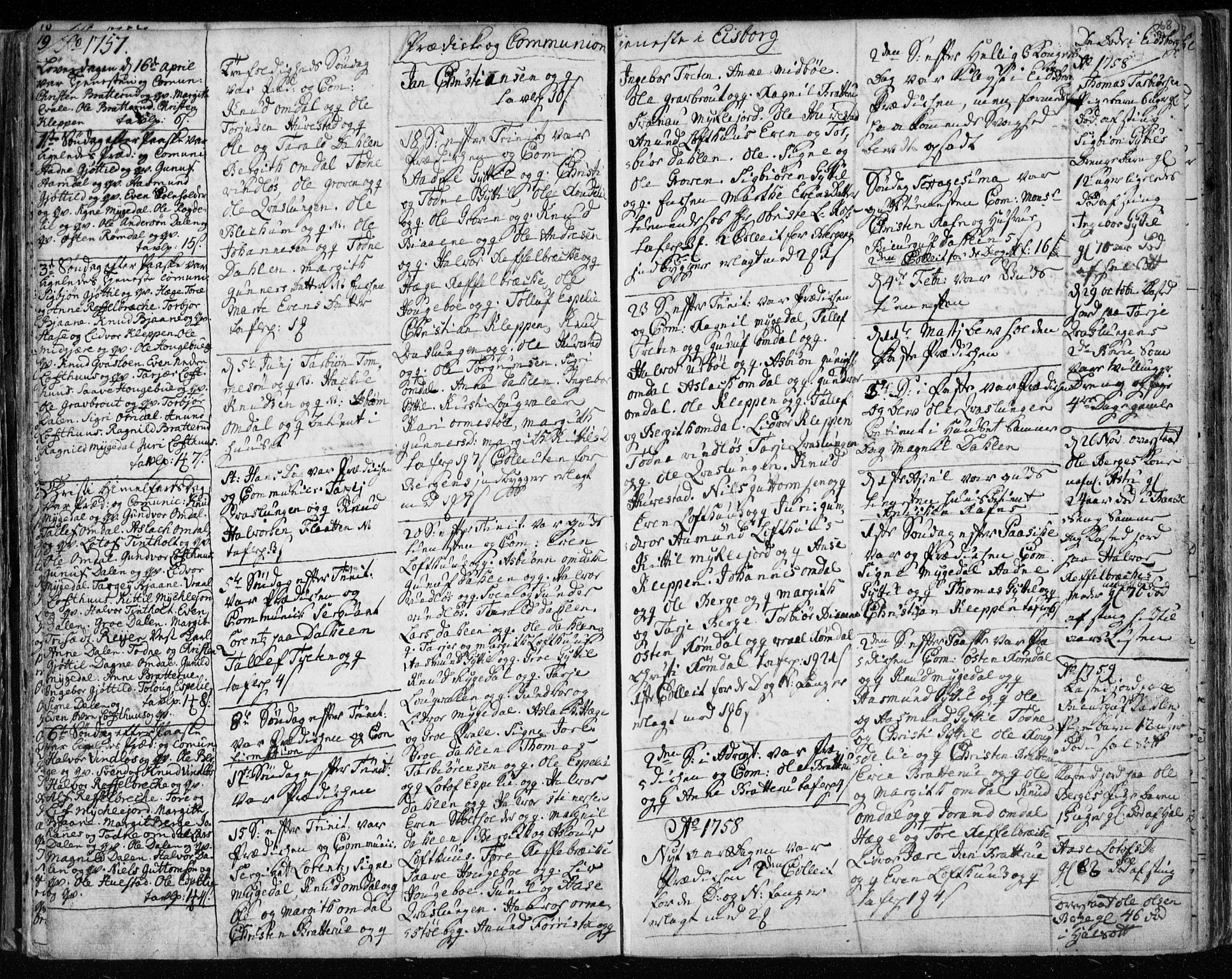 Lårdal kirkebøker, AV/SAKO-A-284/F/Fa/L0003: Parish register (official) no. I 3, 1754-1790, p. 68