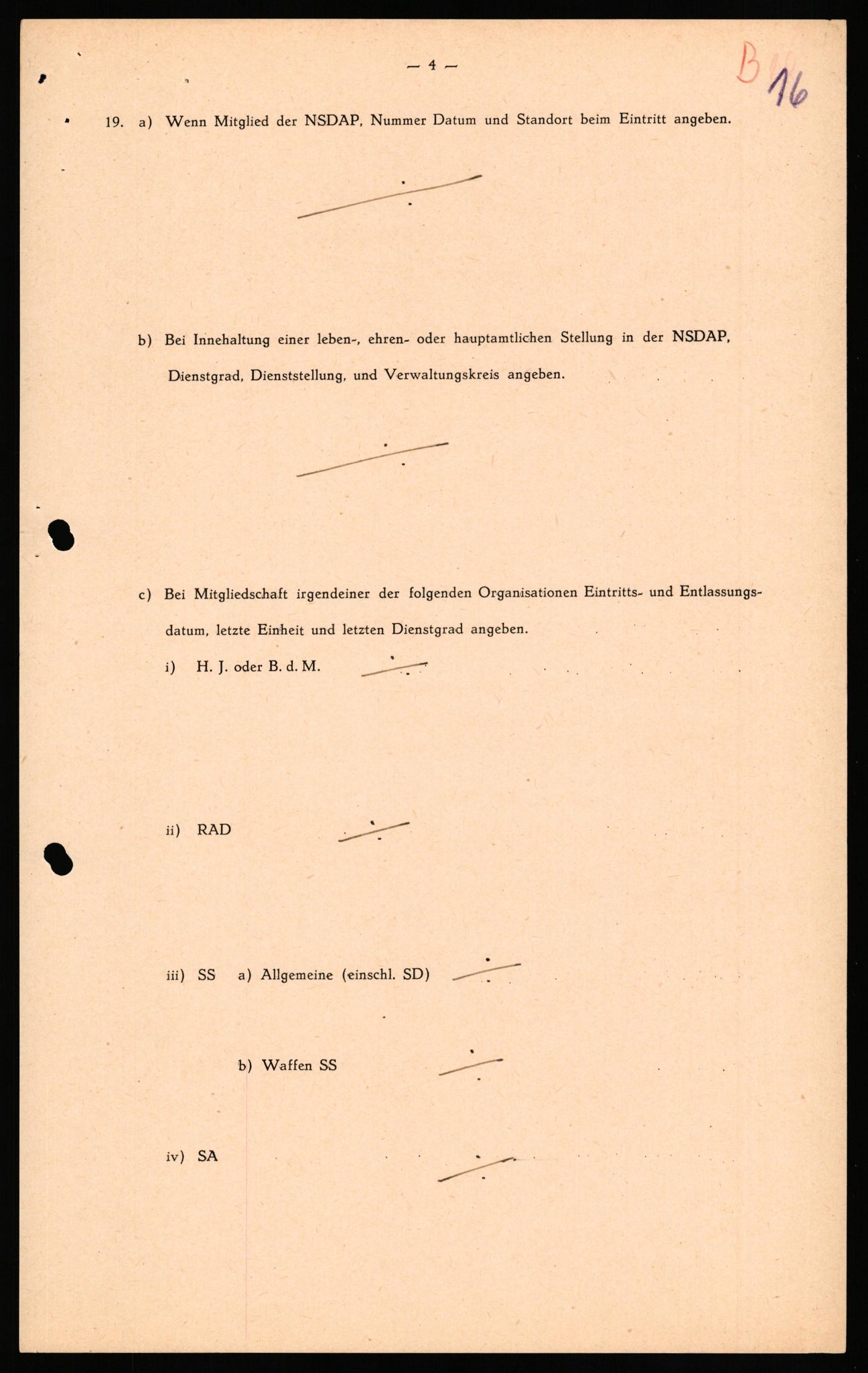 Forsvaret, Forsvarets overkommando II, AV/RA-RAFA-3915/D/Db/L0038: CI Questionaires. Tyske okkupasjonsstyrker i Norge. Østerrikere., 1945-1946, p. 127